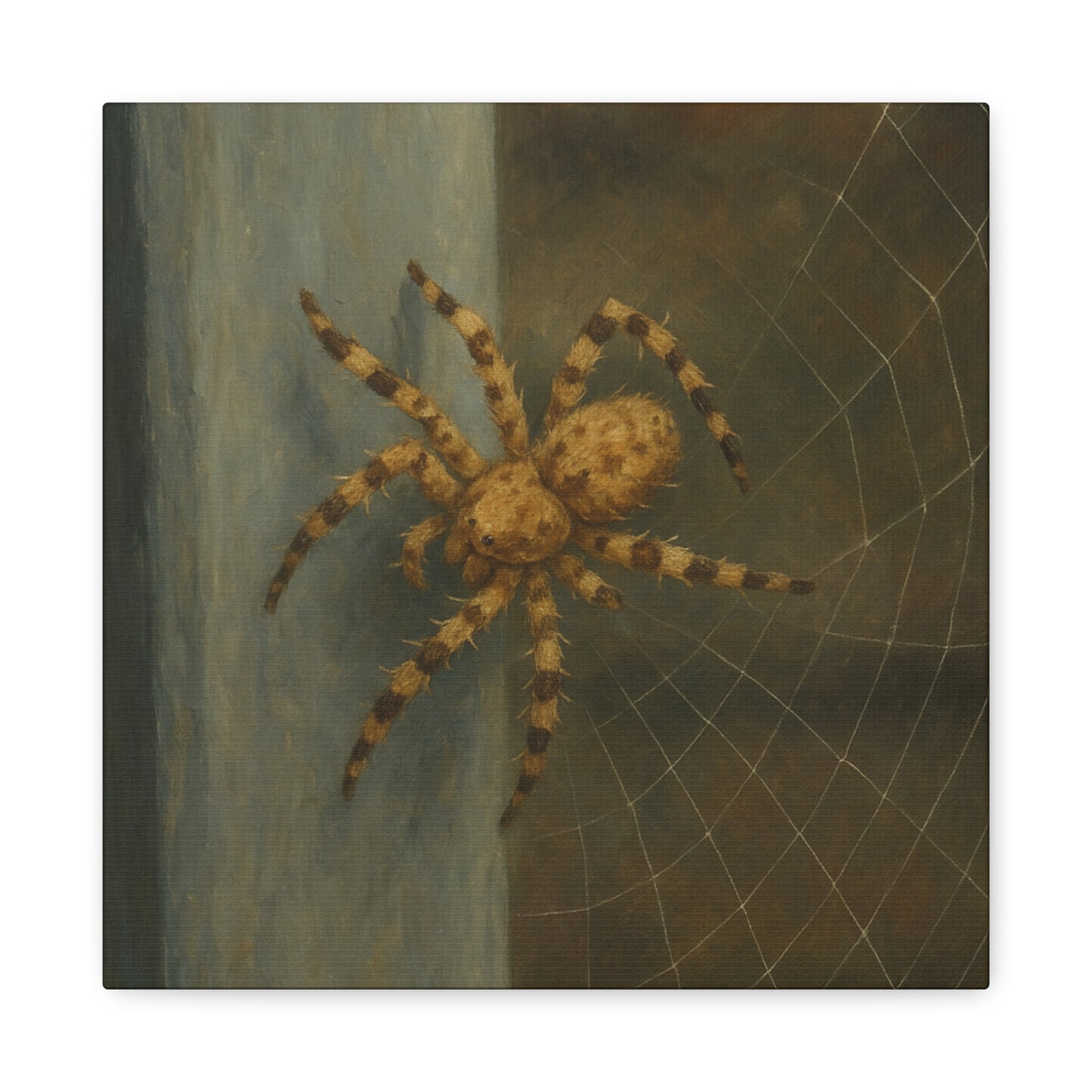 Spider Wall Art Print, Creepy Decor, Halloween Home Accent, Nature Lover Gift, Gothic Wall Hanging, Spooky Art
