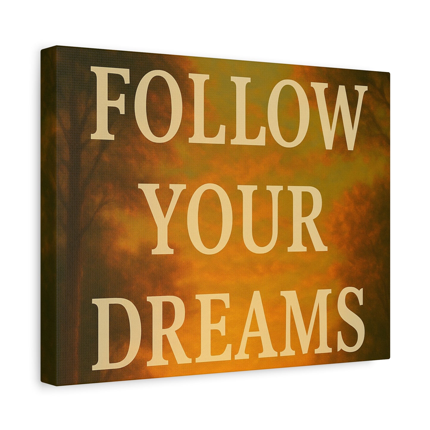 Inspirational Canvas Wall Art, Motivational Decor for Home and Office, Follow Your Dreams