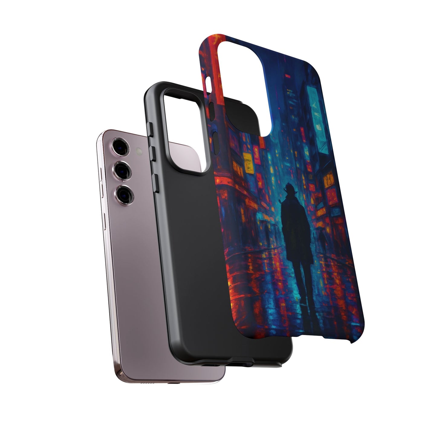 Neon City Nights – Urban Glow Phone Case