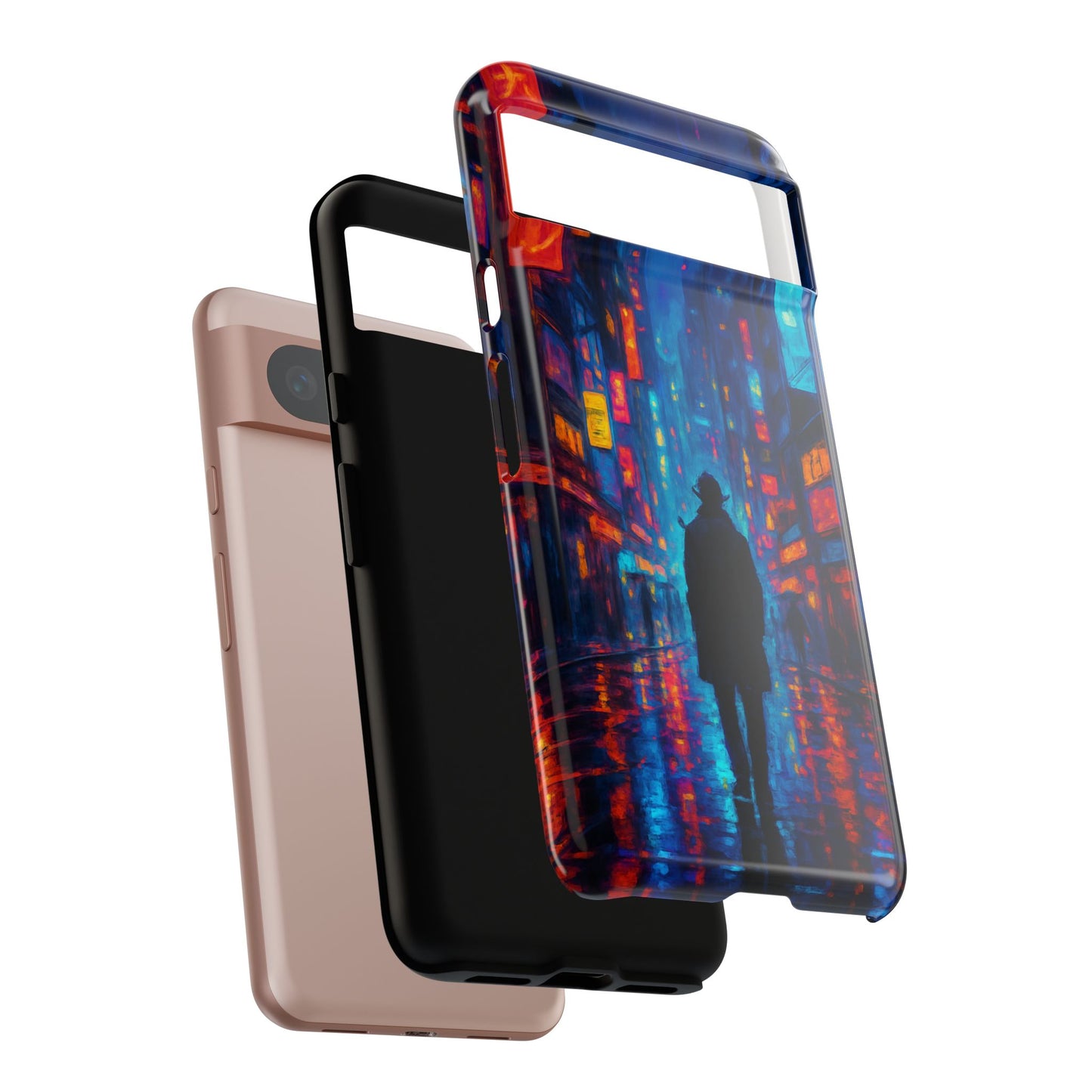 Neon City Nights – Urban Glow Phone Case