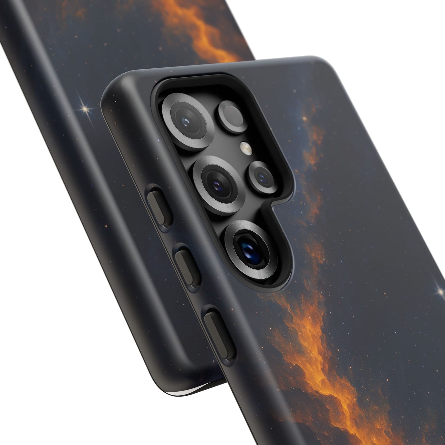 Stellar Flame – Cosmic Nebula Art Phone Case