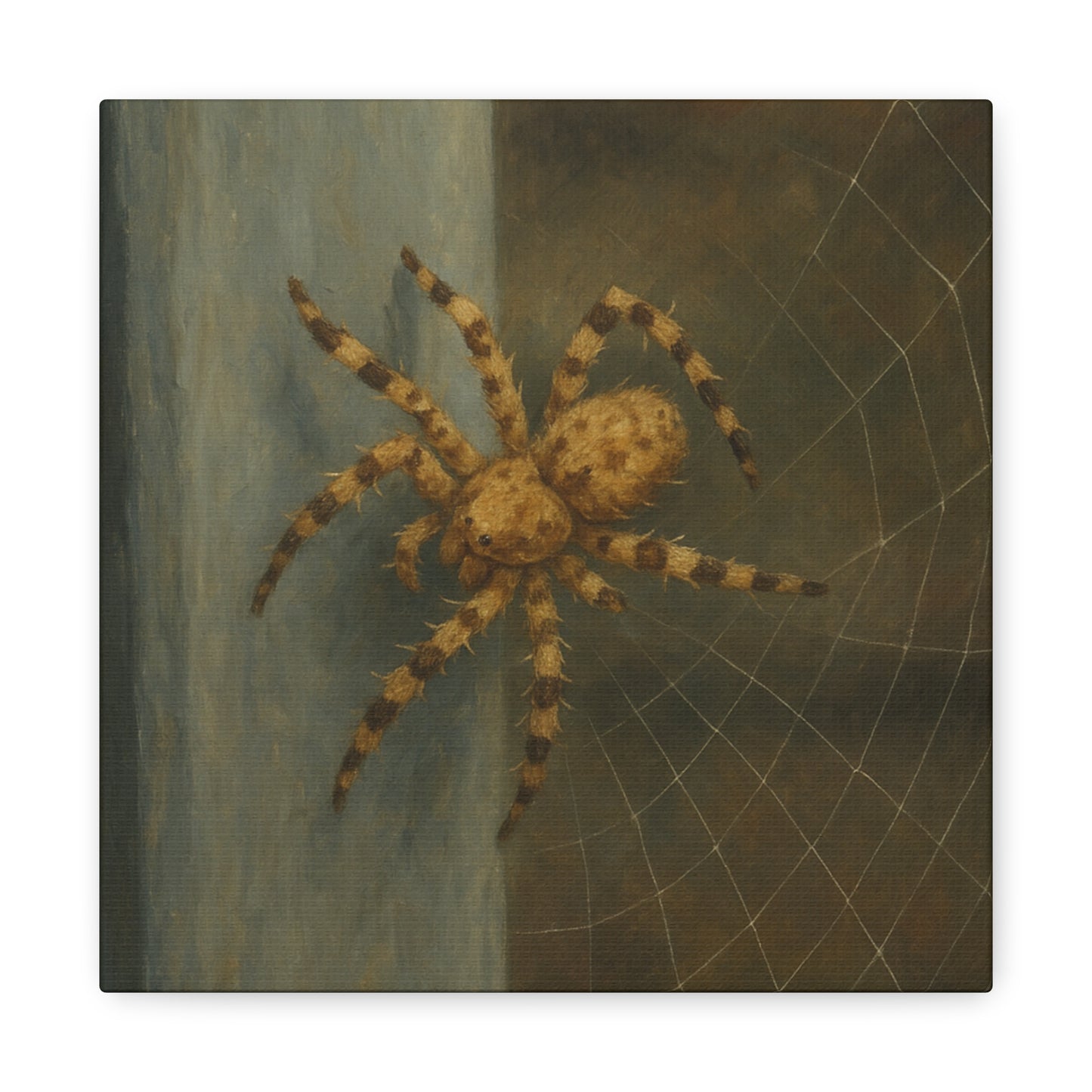 Spider Wall Art Print, Creepy Decor, Halloween Home Accent, Nature Lover Gift, Gothic Wall Hanging, Spooky Art