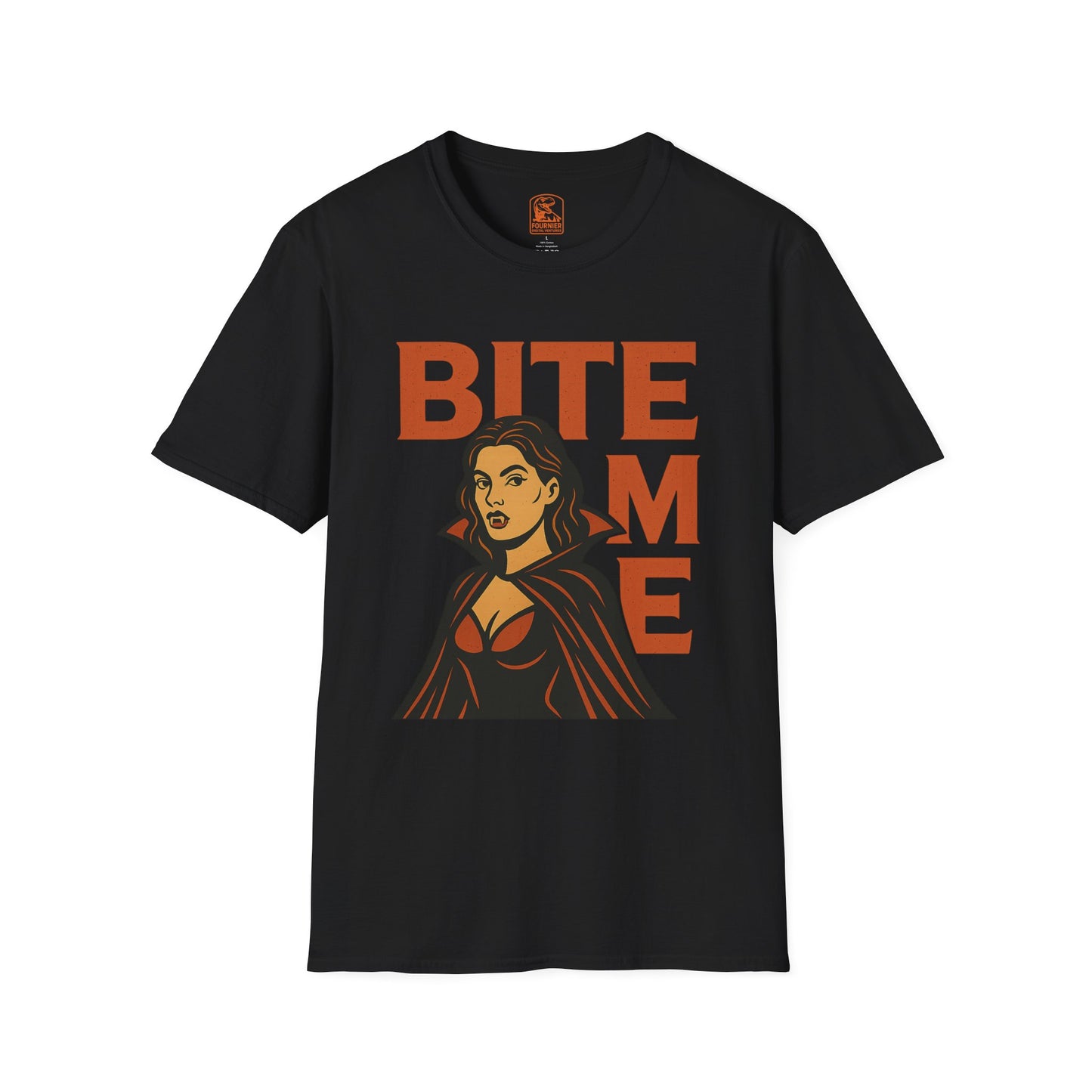 Vampire Bite Me T-Shirt, Halloween Costume Tee, Unisex Graphic Shirt, Spooky Party Outfit, Vampire Theme Fashion