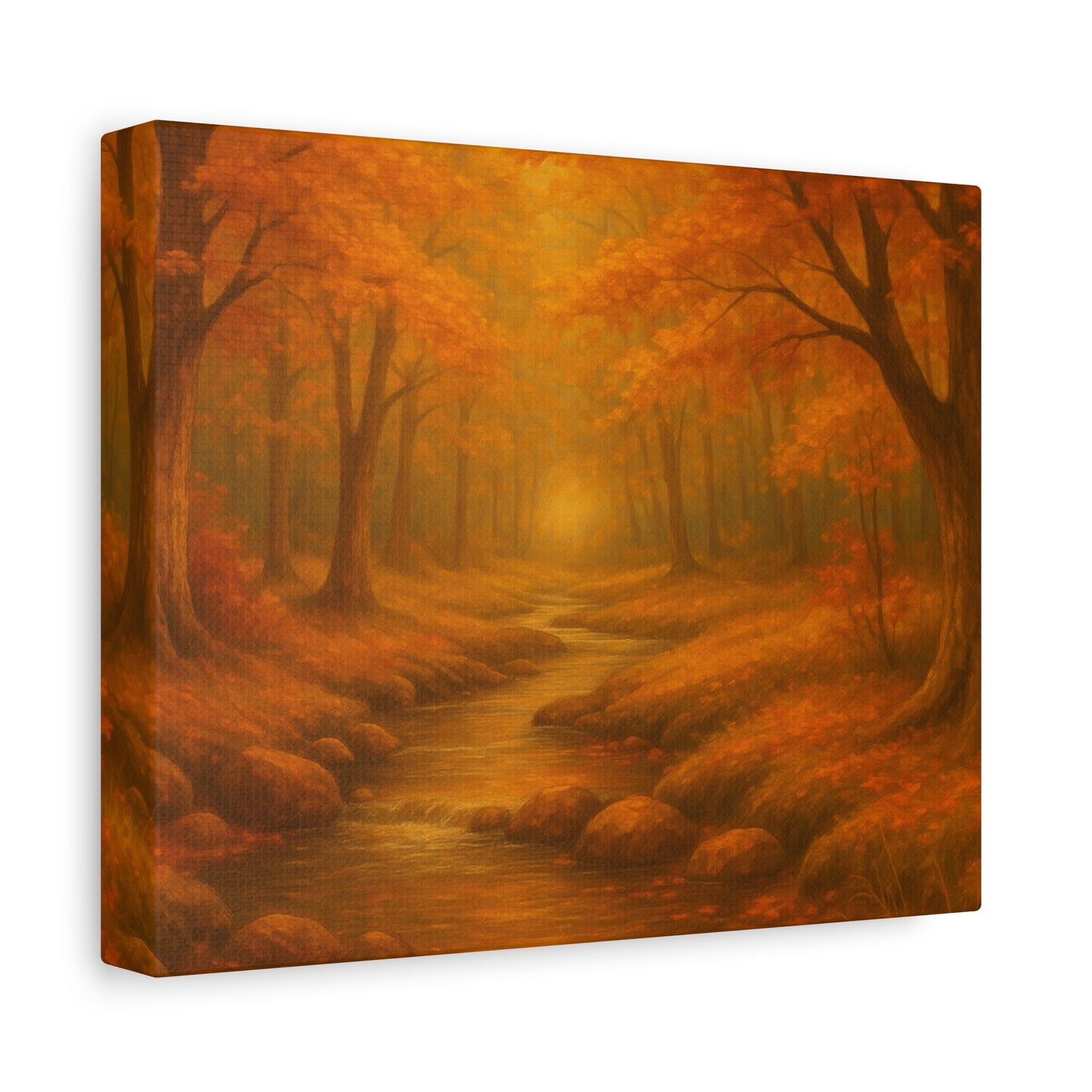 Autumn Landscape Canvas Print, Cozy Home Decor, Fall Wall Art, Nature Inspired Gift, Thanksgiving Decoration