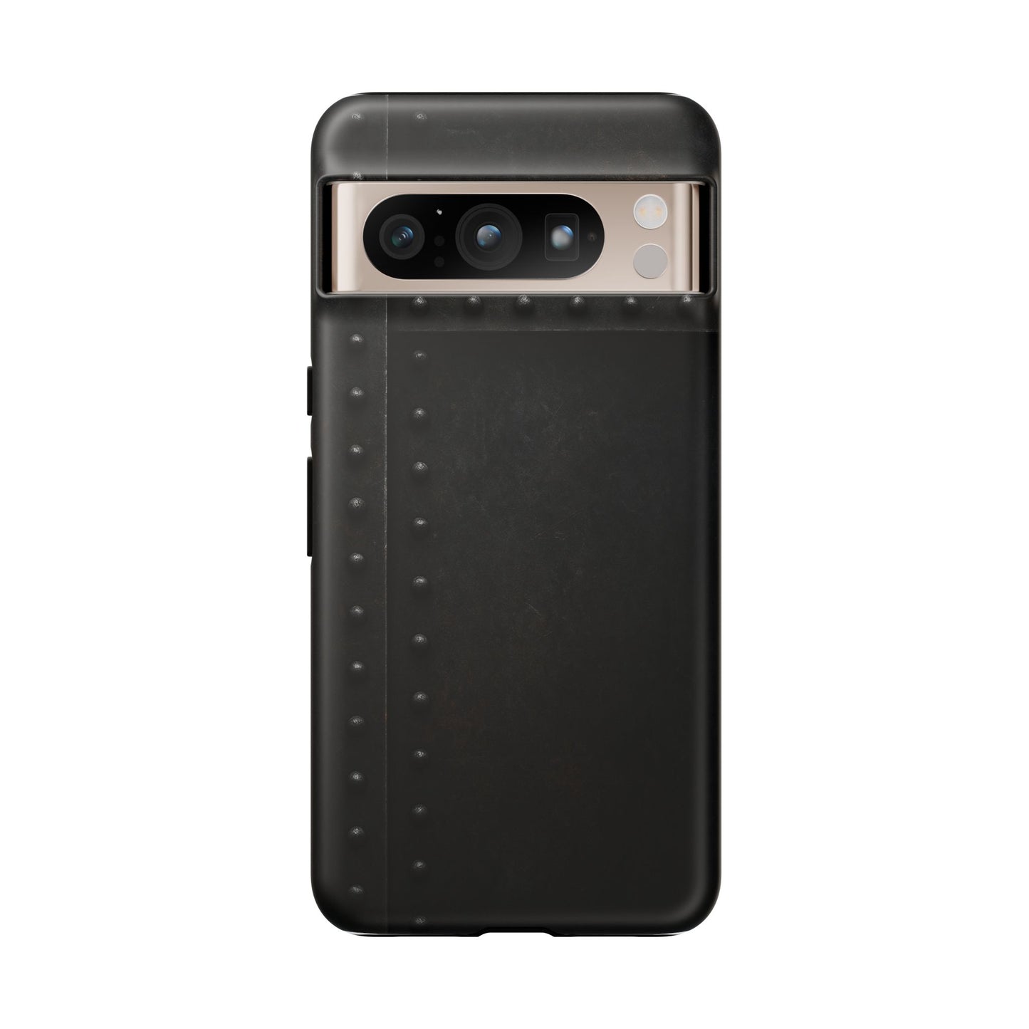 Steel & Smoke – Riveted Shadows Phone Case