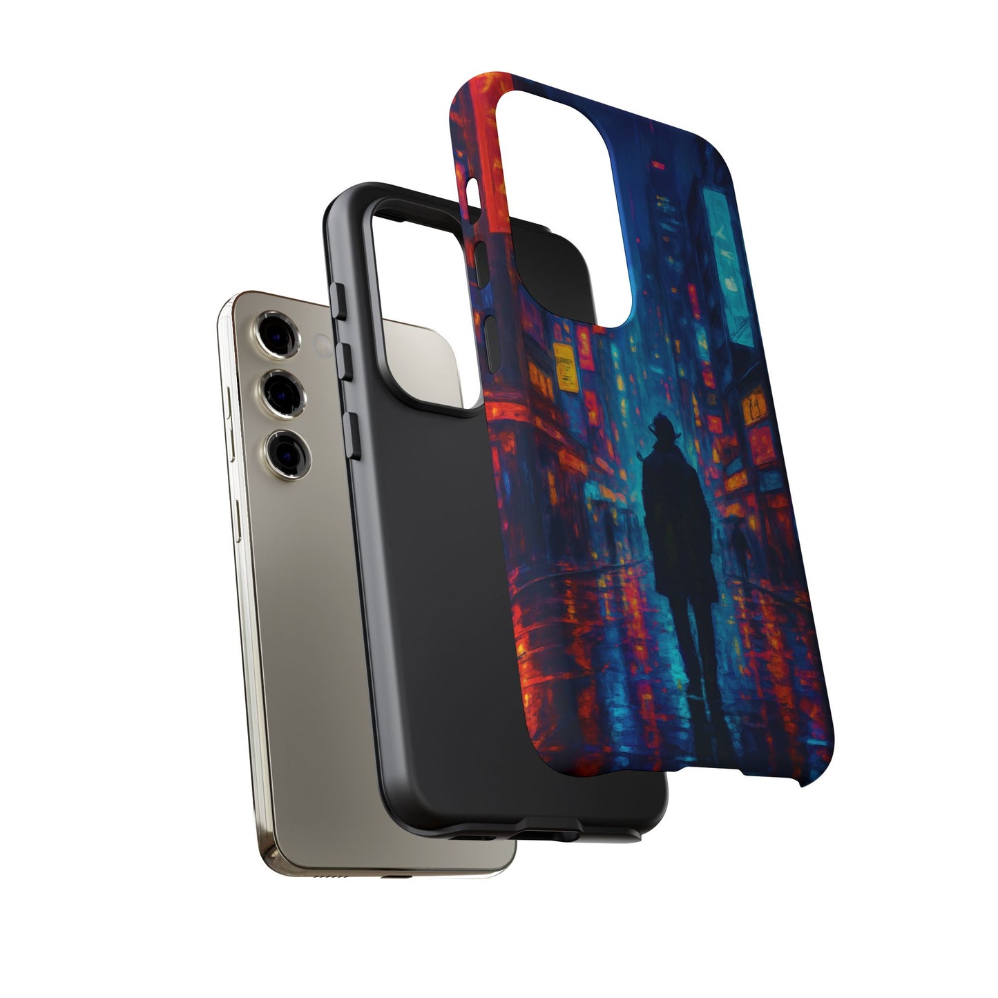 Neon City Nights – Urban Glow Phone Case