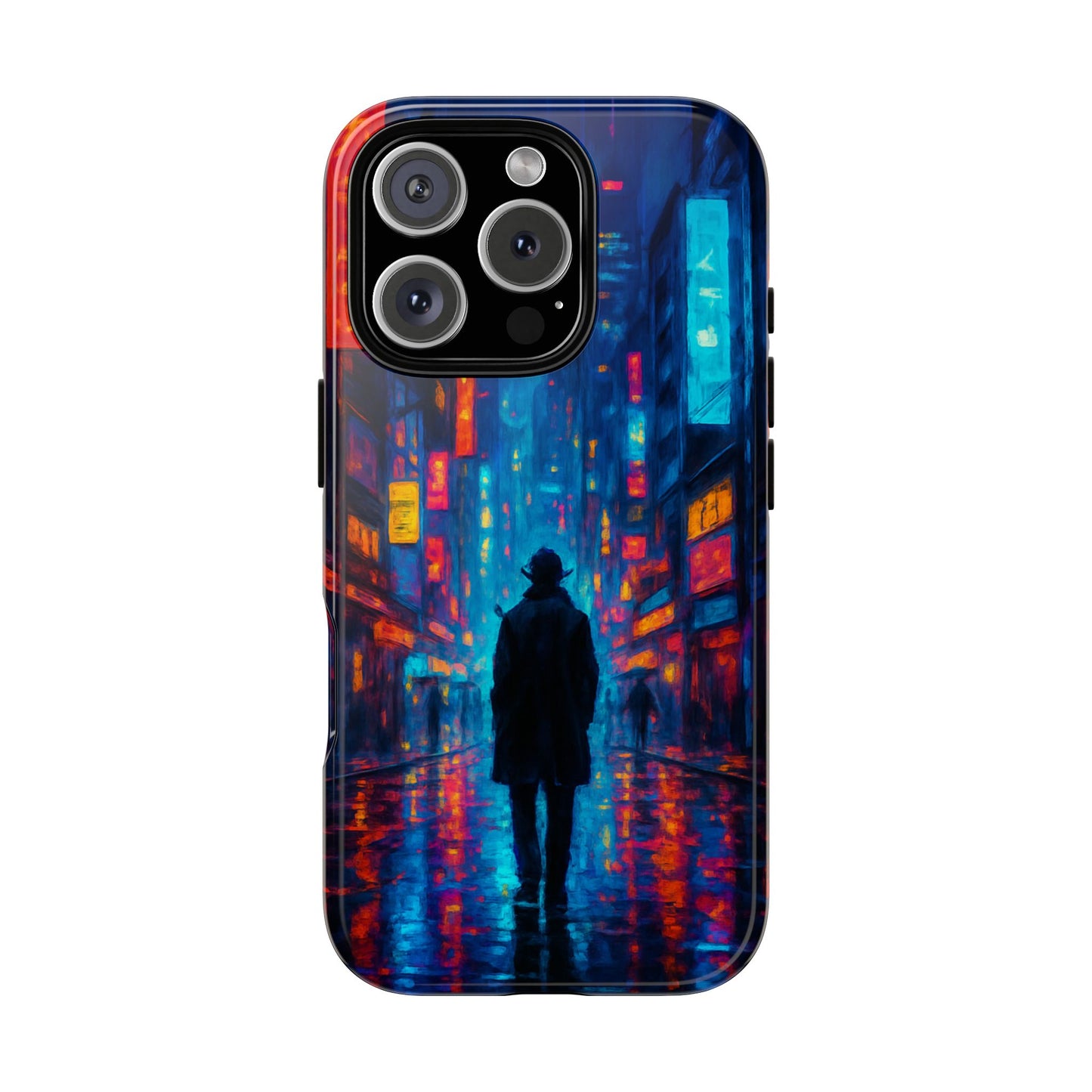 Neon City Nights – Urban Glow Phone Case