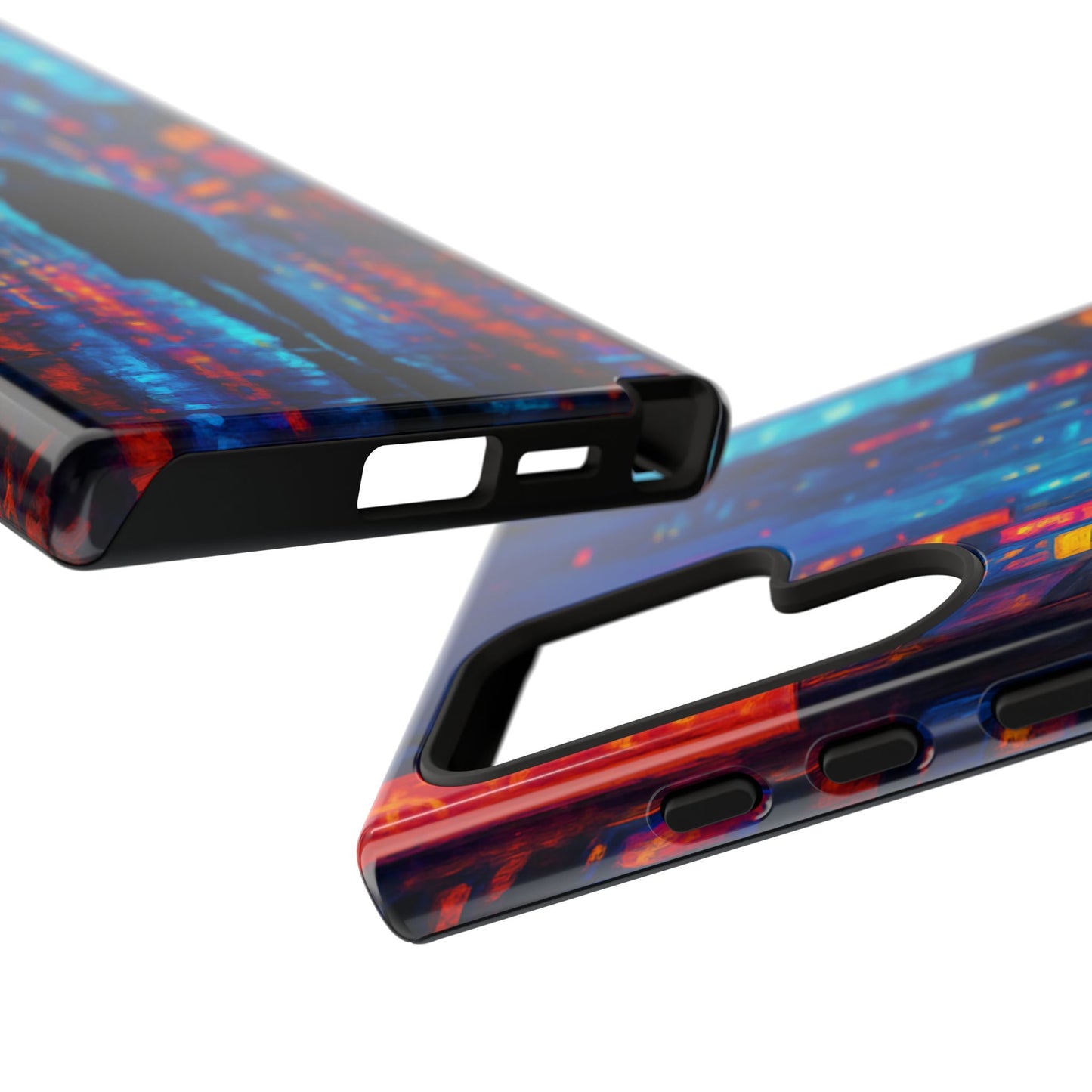 Neon City Nights – Urban Glow Phone Case