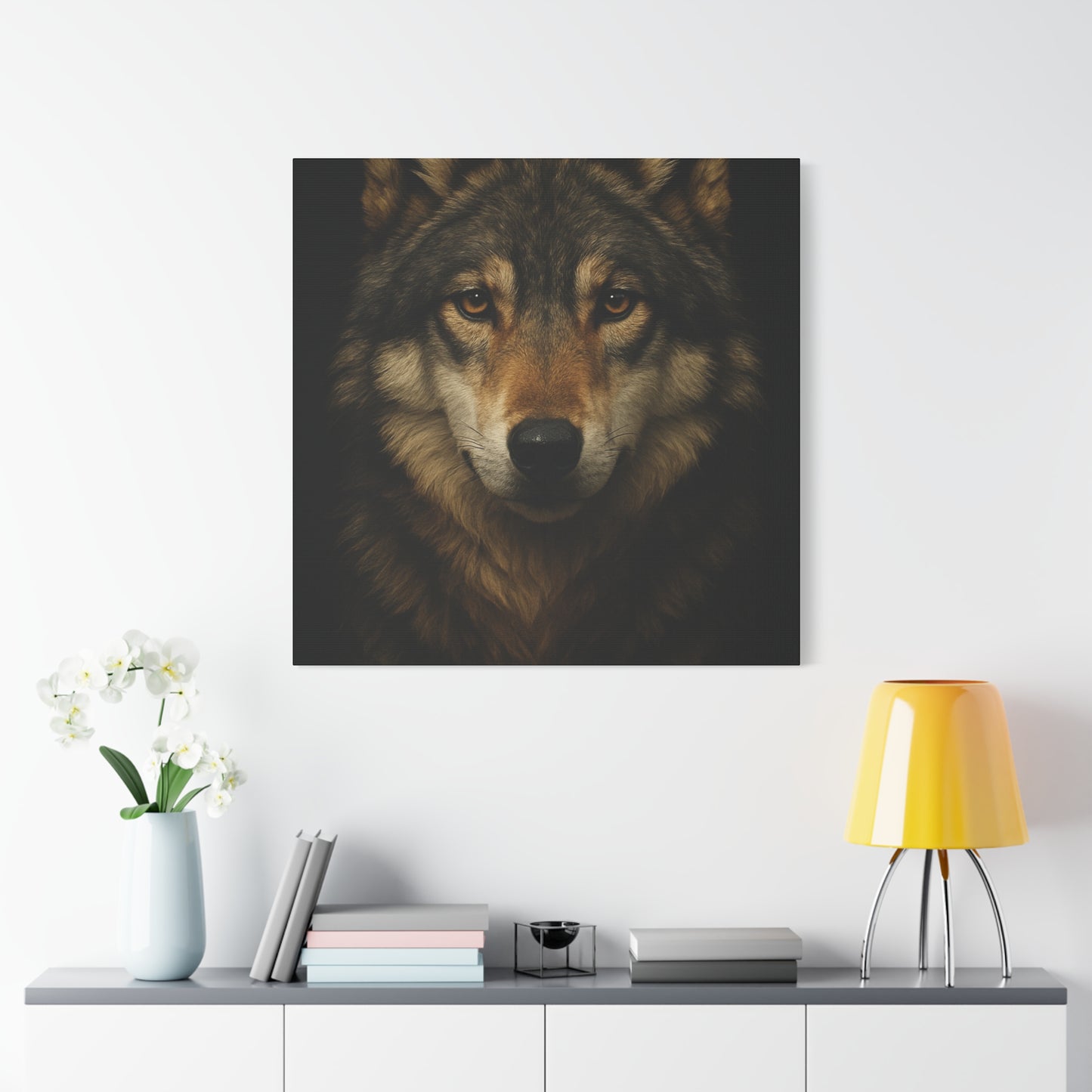 Wolf Portrait Wall Art Print, Nature Decor, Home Office, Animal Lovers Gift, Wildlife Artwork, Forest Themed Decoration