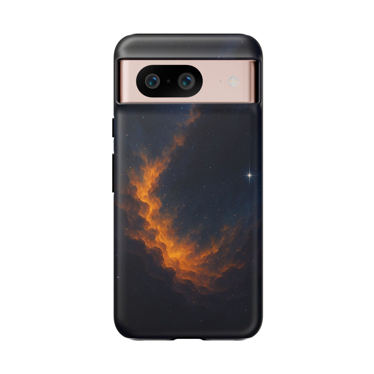 Stellar Flame – Cosmic Nebula Art Phone Case
