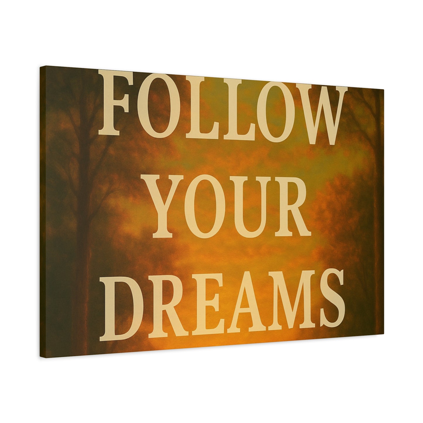 Inspirational Canvas Wall Art, Motivational Decor for Home and Office, Follow Your Dreams