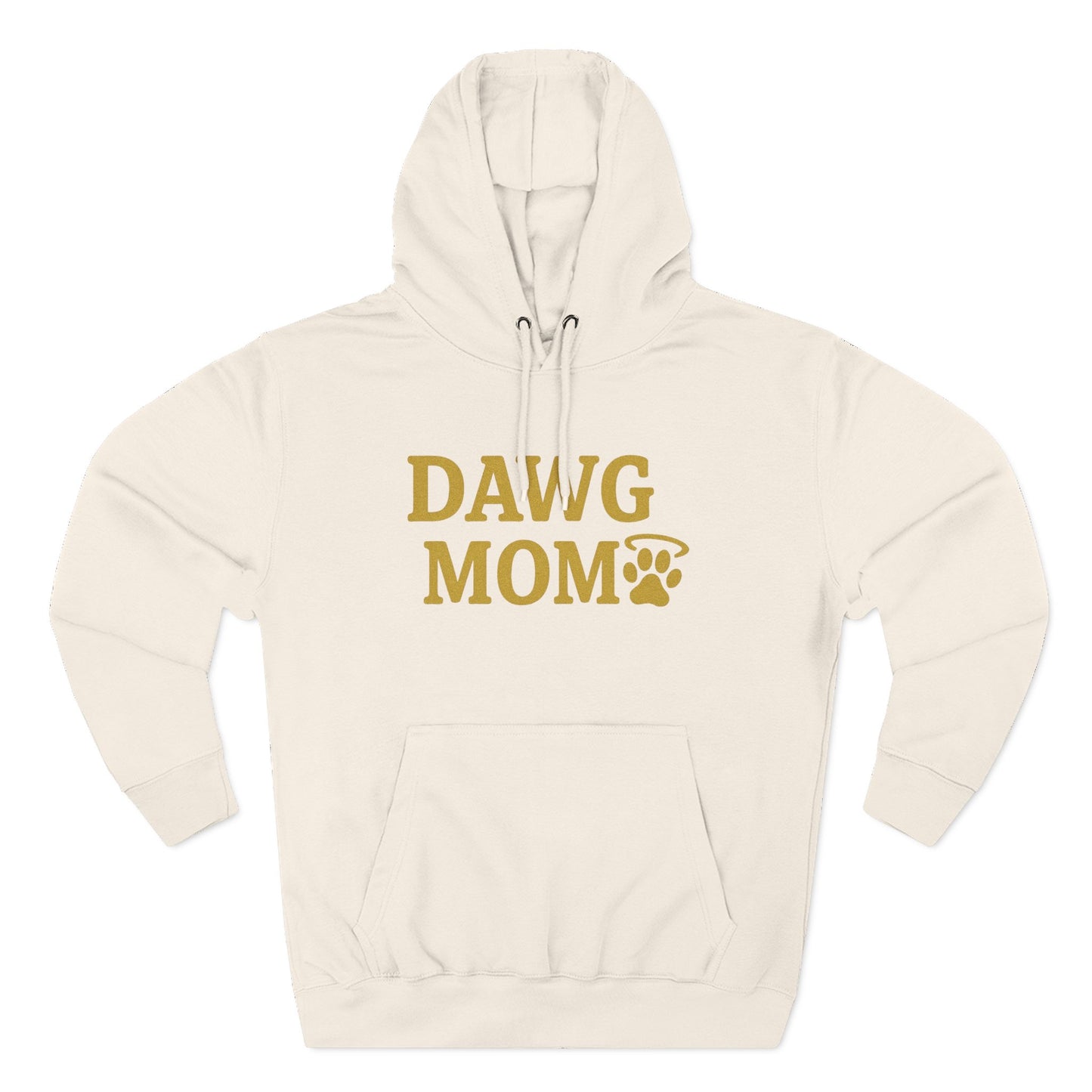 Dawg Mom Fleece Hoodie - Cozy Dog Lover Sweatshirt, Gift for Pet Moms, Animal Lover Apparel, Dog-Themed Clothing, Gifts for Dog Owners