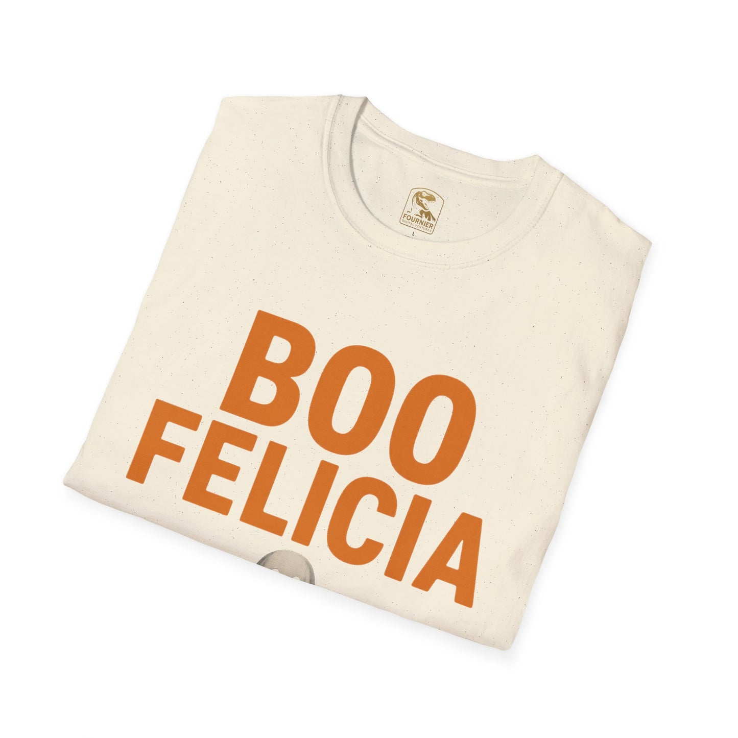 Boo Felicia Halloween T-Shirt, Funny Ghost Tee, Unisex Softstyle Shirt, Spooky Season Apparel, Halloween Party Outfit, Fall Fashion Tops