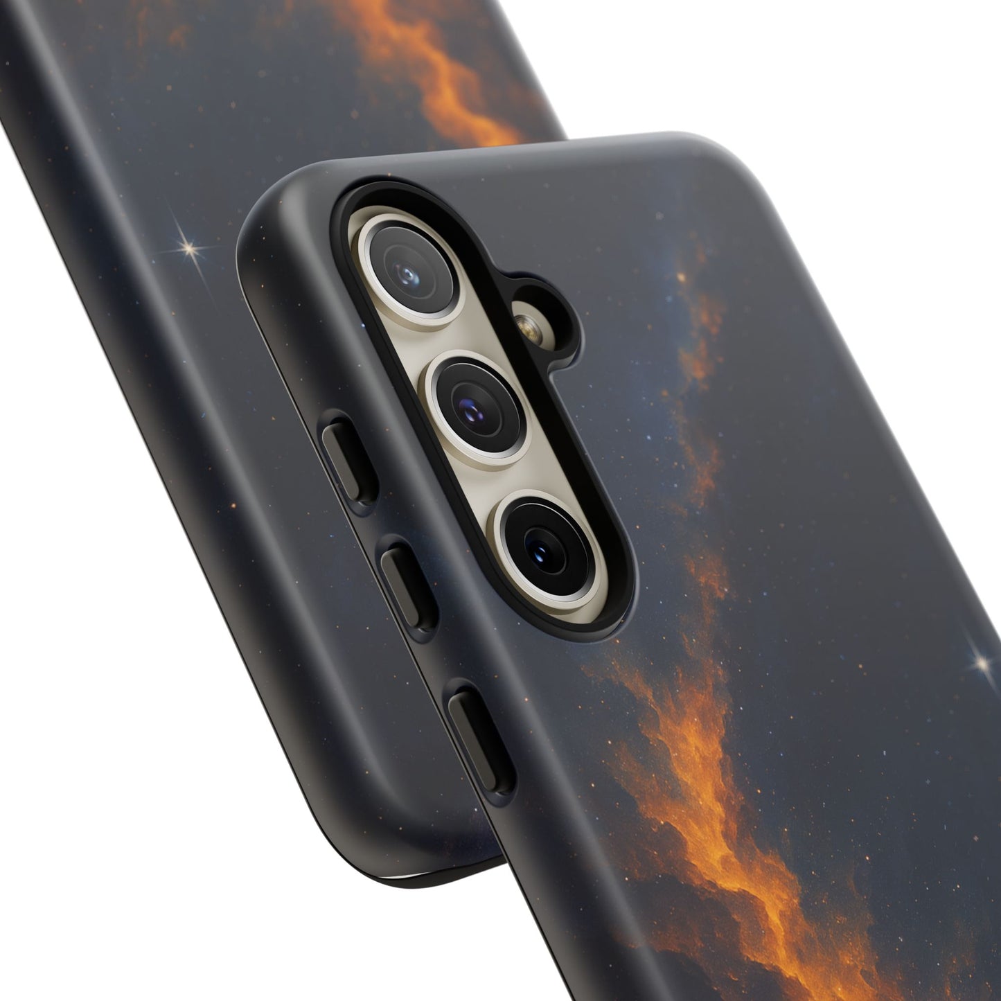 Stellar Flame – Cosmic Nebula Art Phone Case