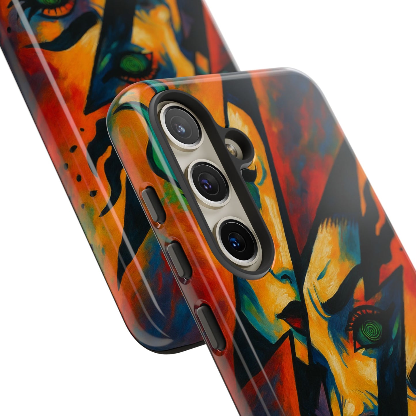 Vibrant Phone Case with Edgy Art, Tough Cases for Trendsetters, Unique Gift for Art Lovers, Colorful Phone Accessory, Protection and Style