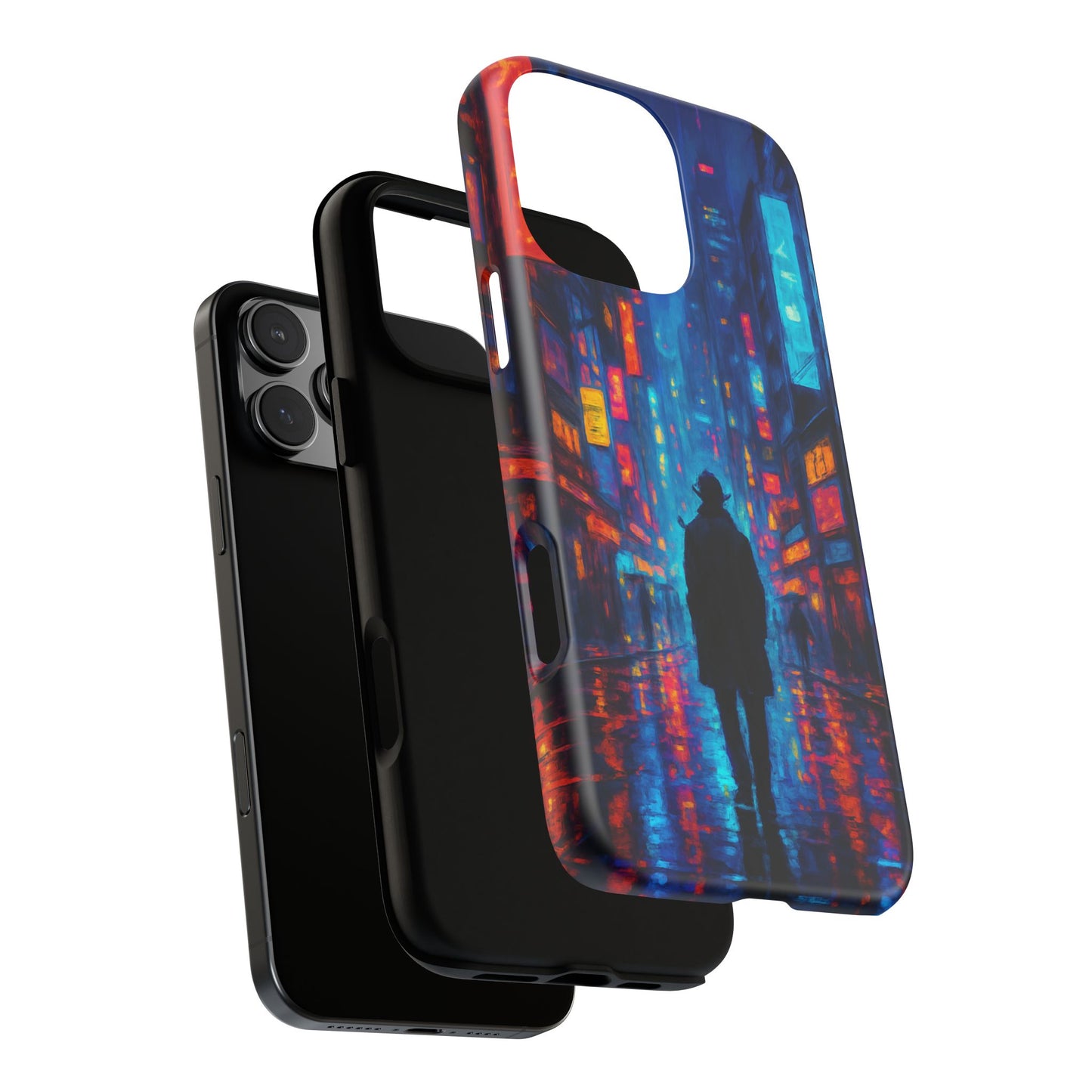 Neon City Nights – Urban Glow Phone Case