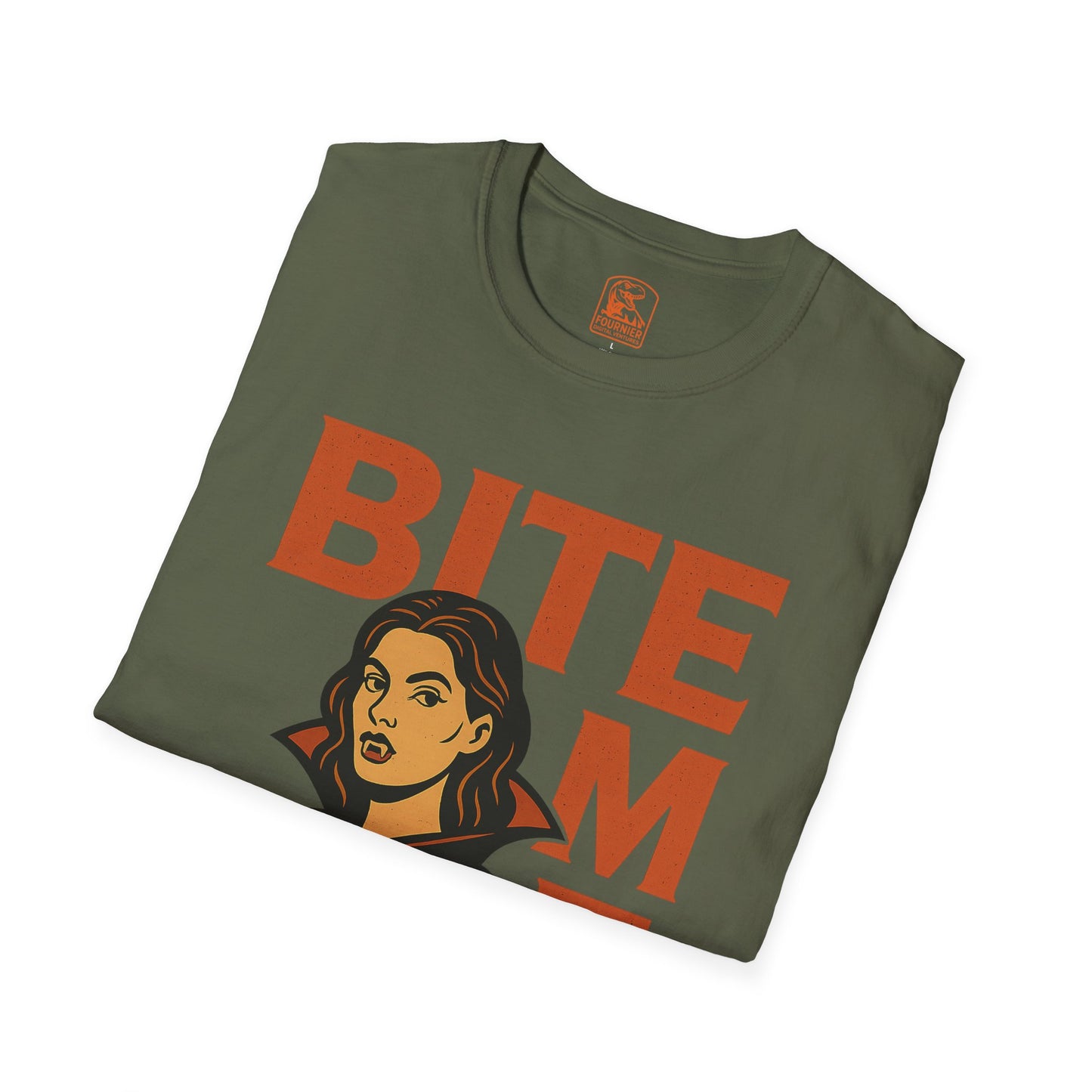 Vampire Bite Me T-Shirt, Halloween Costume Tee, Unisex Graphic Shirt, Spooky Party Outfit, Vampire Theme Fashion