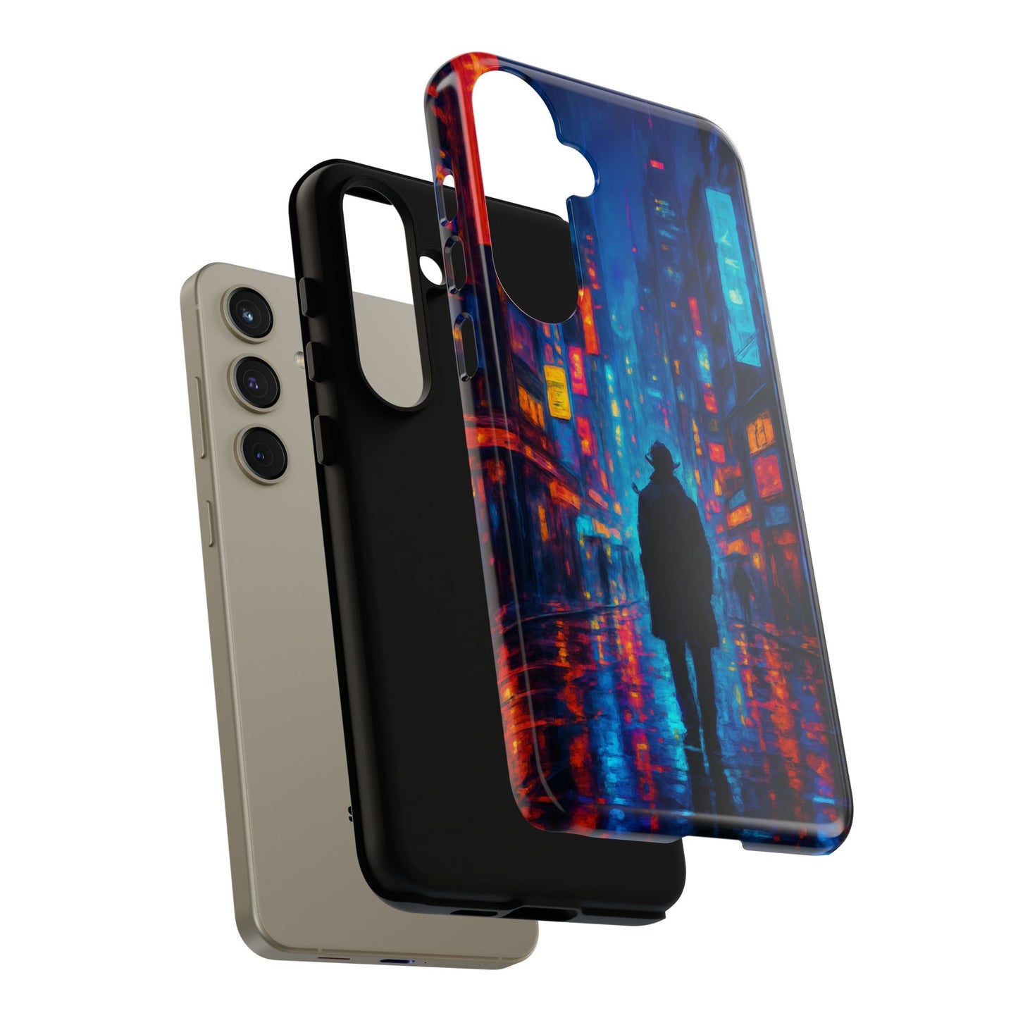 Neon City Nights – Urban Glow Phone Case