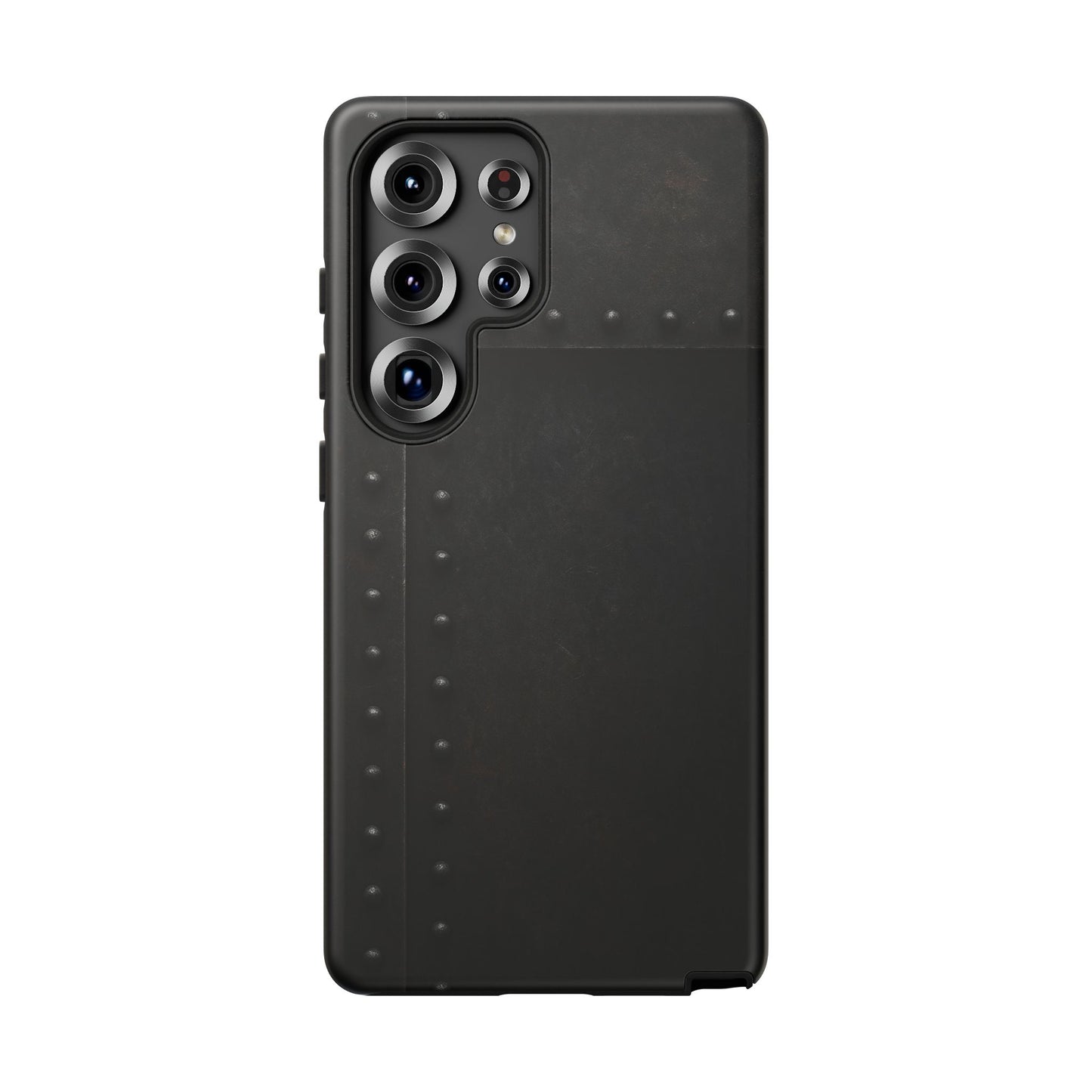 Steel & Smoke – Riveted Shadows Phone Case