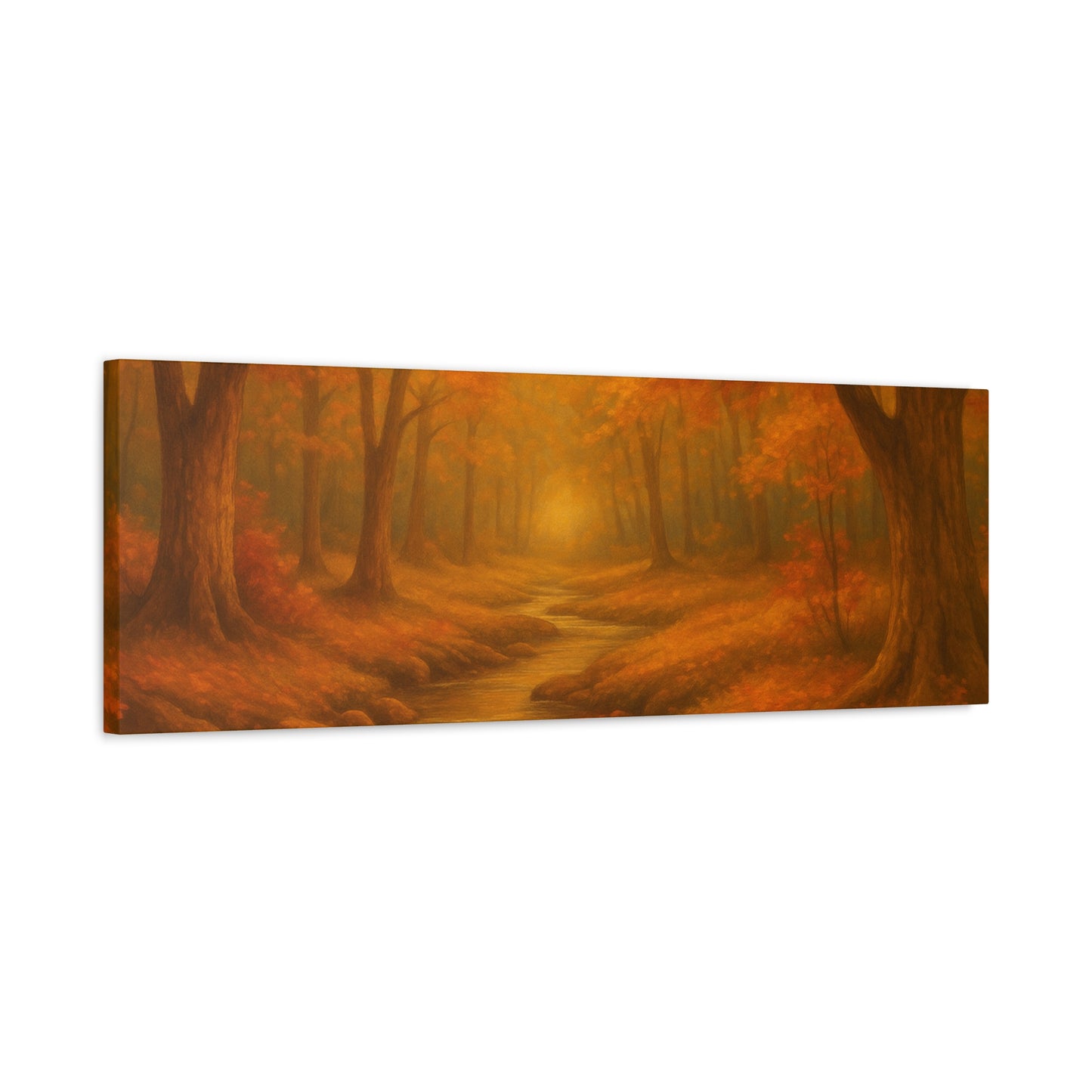 Autumn Landscape Canvas Print, Cozy Home Decor, Fall Wall Art, Nature Inspired Gift, Thanksgiving Decoration