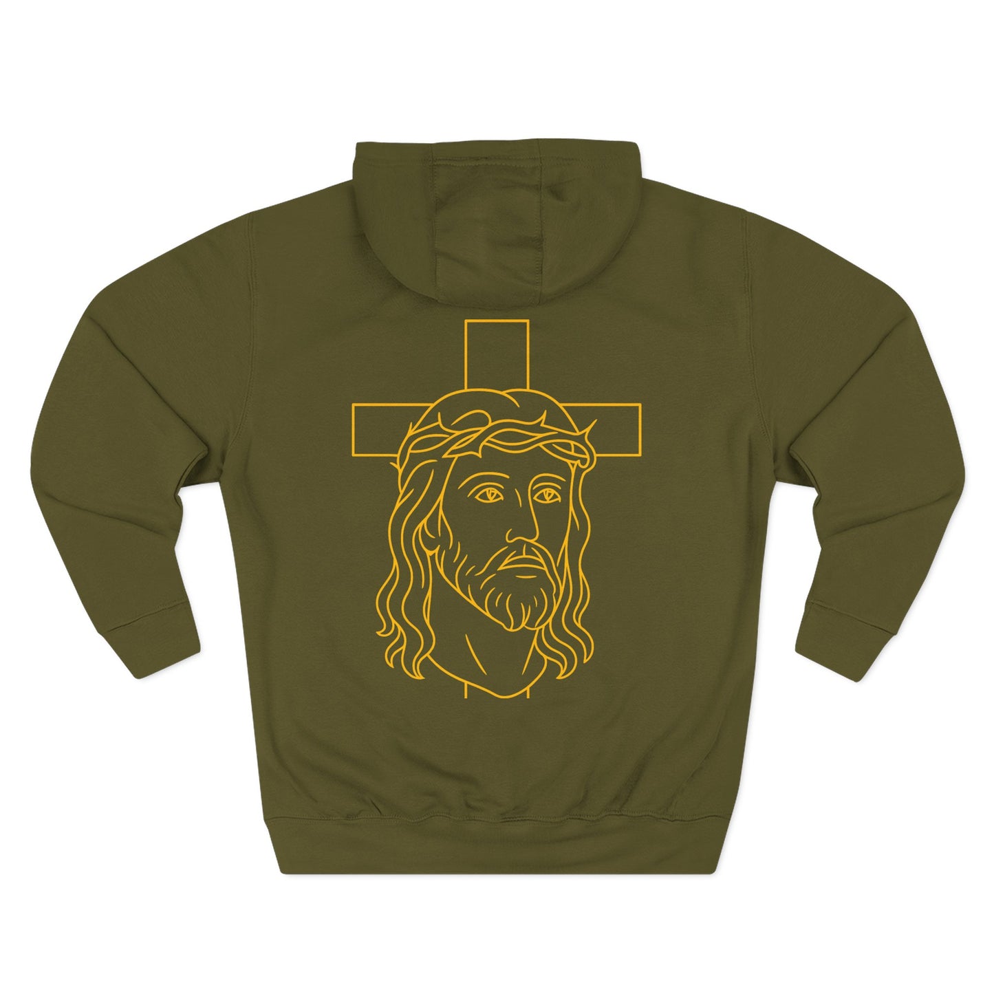 Stay Sober x Faith Hoodie – Gold & Black Christian Recovery Design