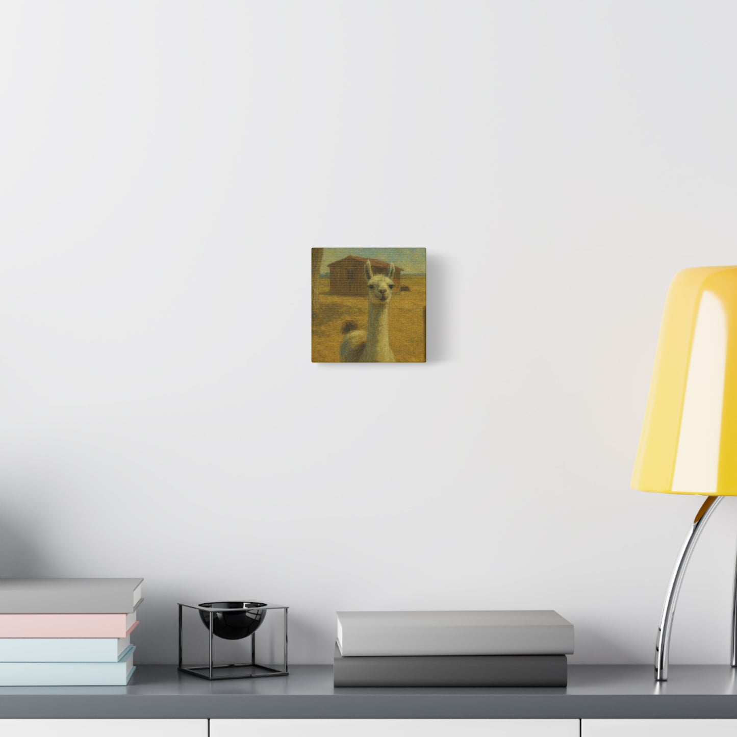 Llama Artwork Canvas Print, Unique Home Decor, Wall Art for Animal Lovers, Canvas Wall Art, Gift for Nature Enthusiasts