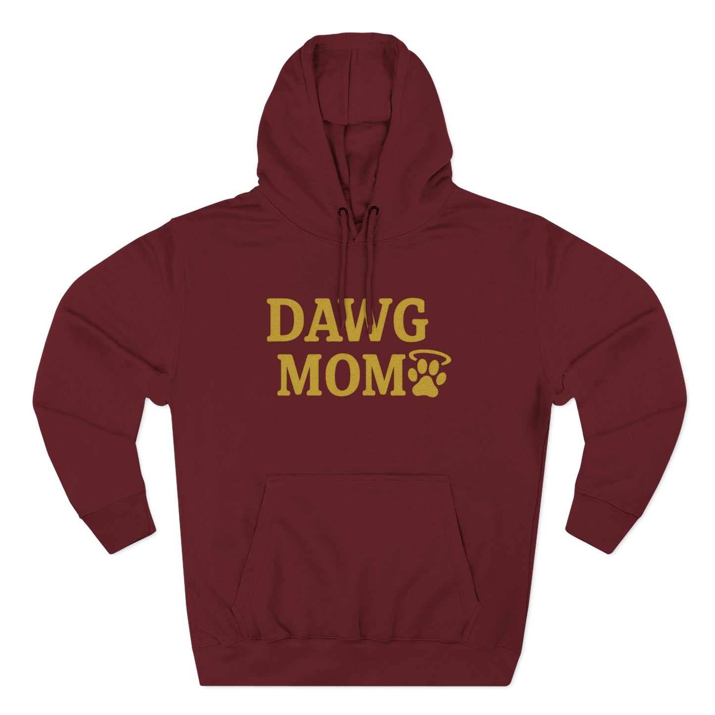 Dawg Mom Fleece Hoodie - Cozy Dog Lover Sweatshirt, Gift for Pet Moms, Animal Lover Apparel, Dog-Themed Clothing, Gifts for Dog Owners
