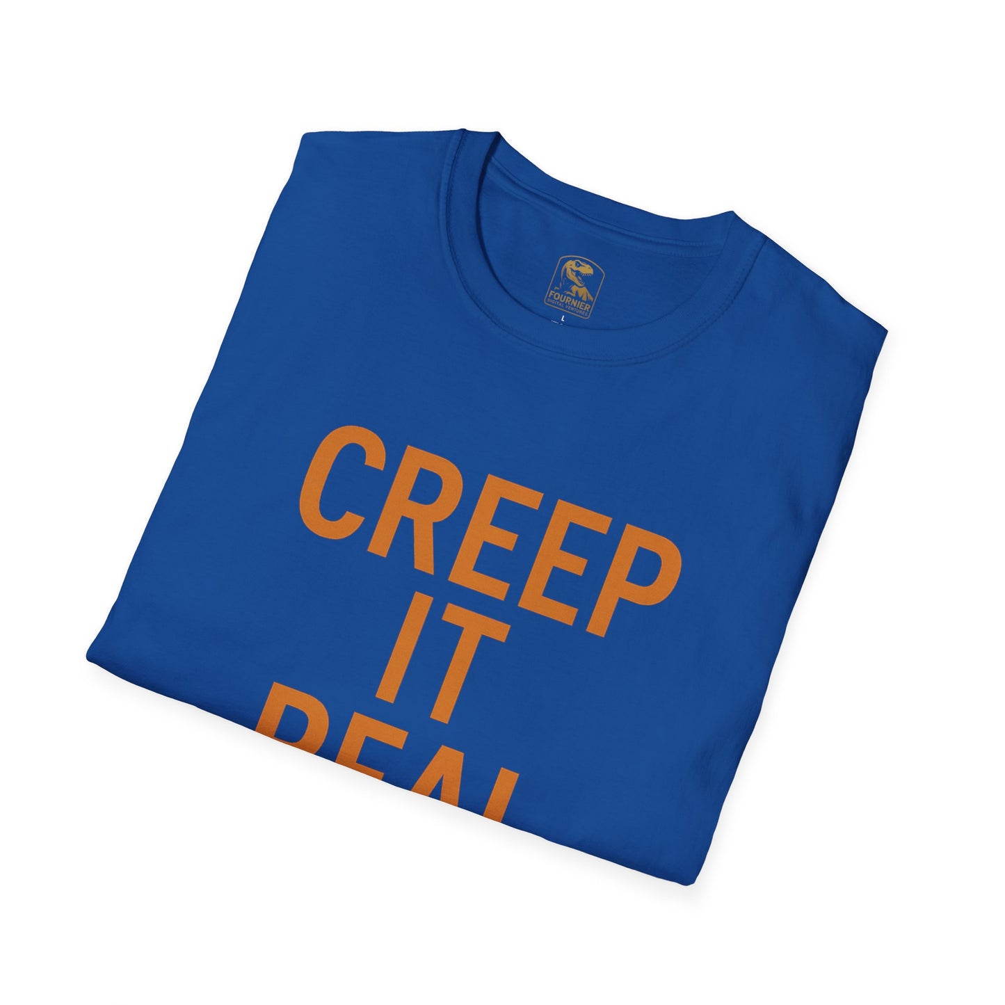 Creep It Real Halloween T-Shirt, Unisex Softstyle Tee, Halloween Gift, Fall Apparel, Pumpkin Shirt, Spooky Season Wear