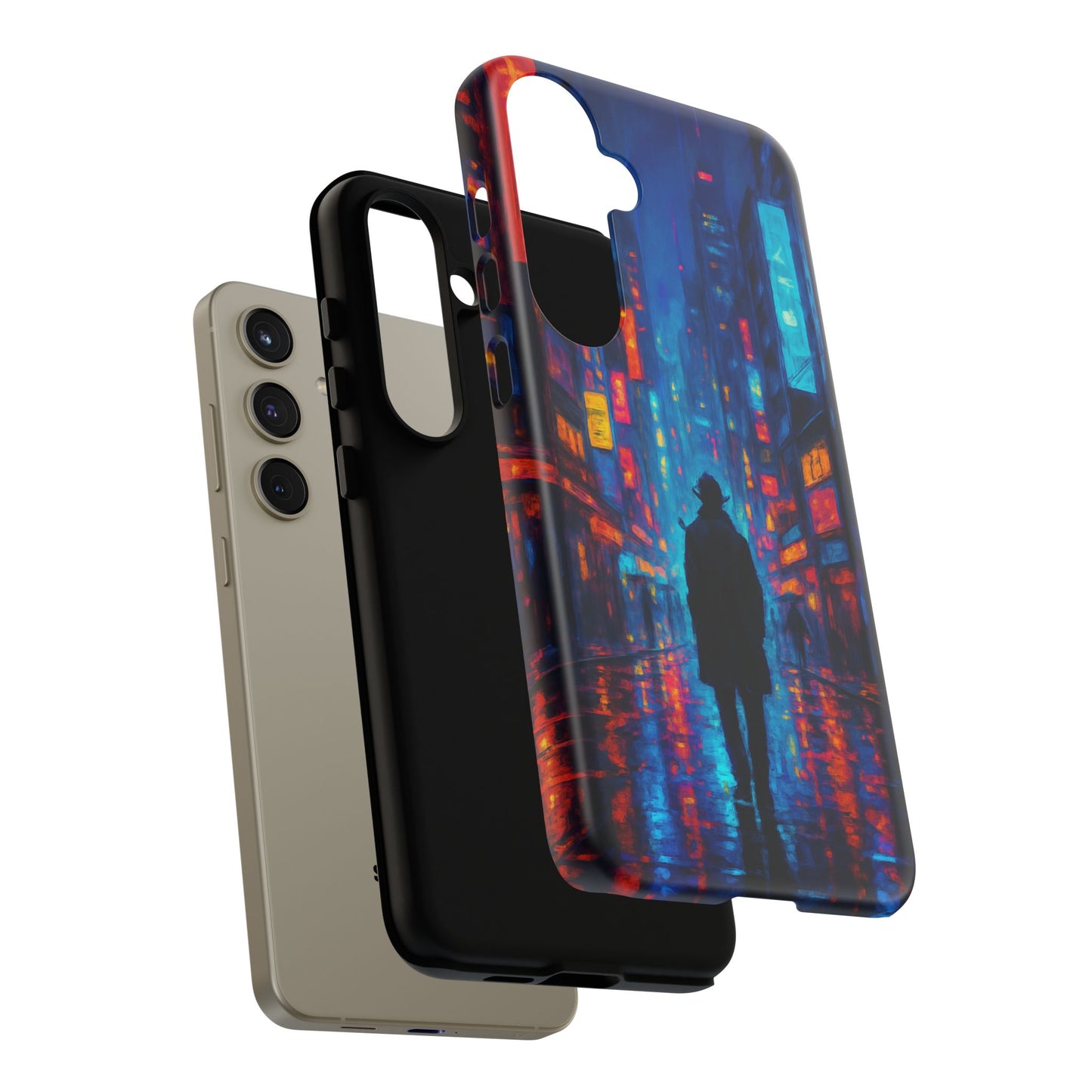 Neon City Nights – Urban Glow Phone Case