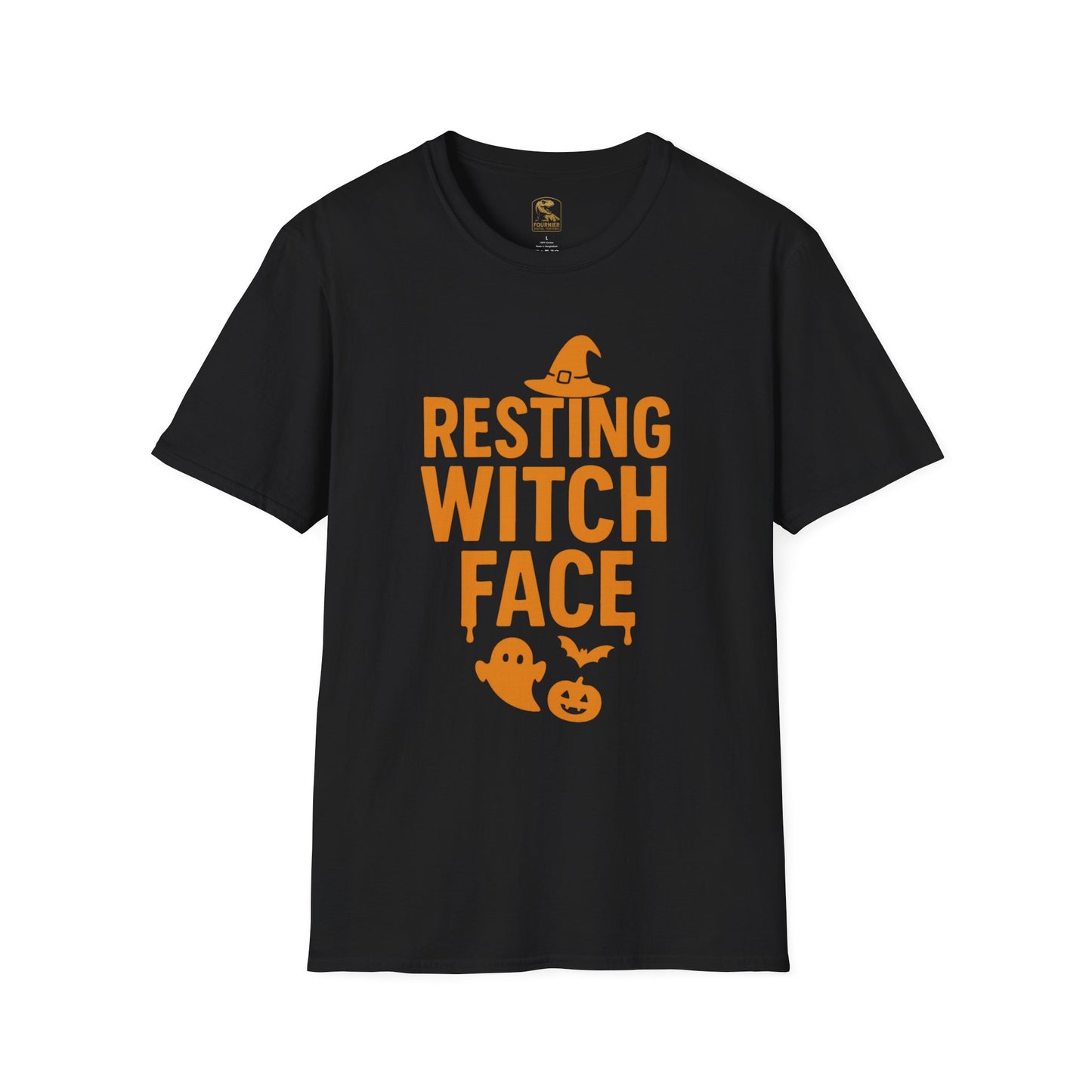 Resting Witch Face T-Shirt | Unisex Halloween Tee, Spooky Graphic Shirt, Seasonal Wear, Gift for Her/Him, Fall Fashion