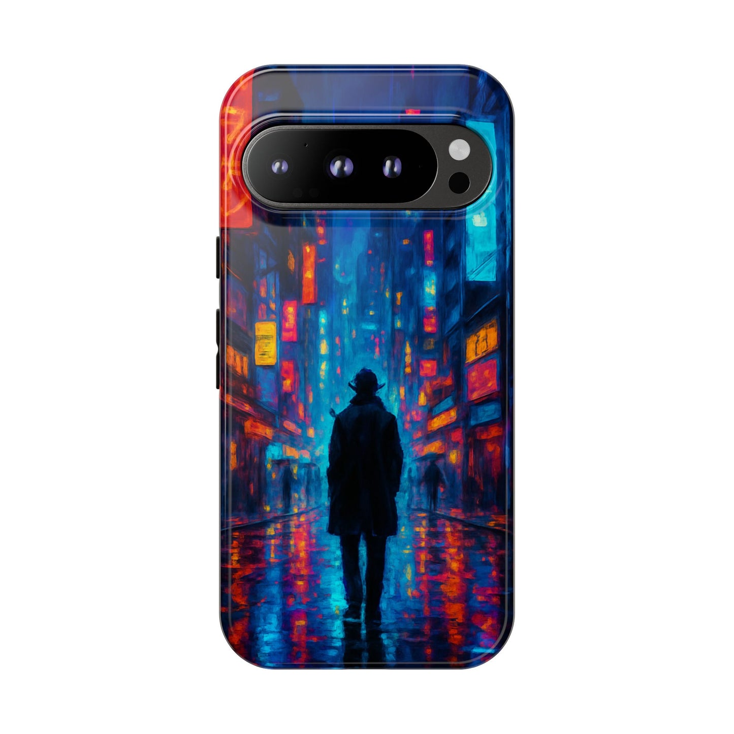 Neon City Nights – Urban Glow Phone Case