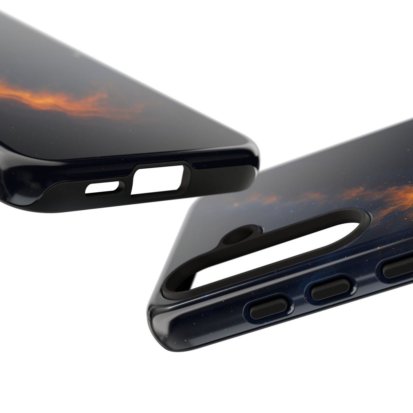Stellar Flame – Cosmic Nebula Art Phone Case