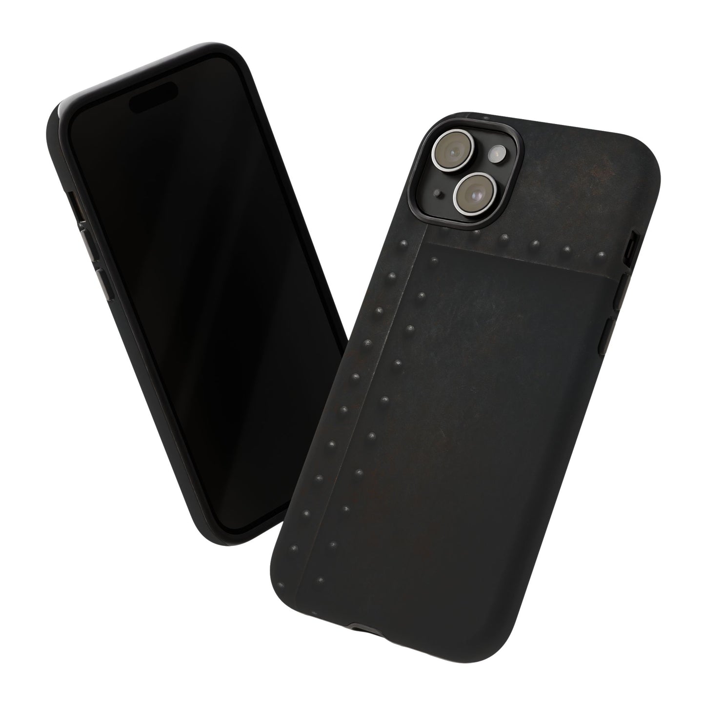 Steel & Smoke – Riveted Shadows Phone Case