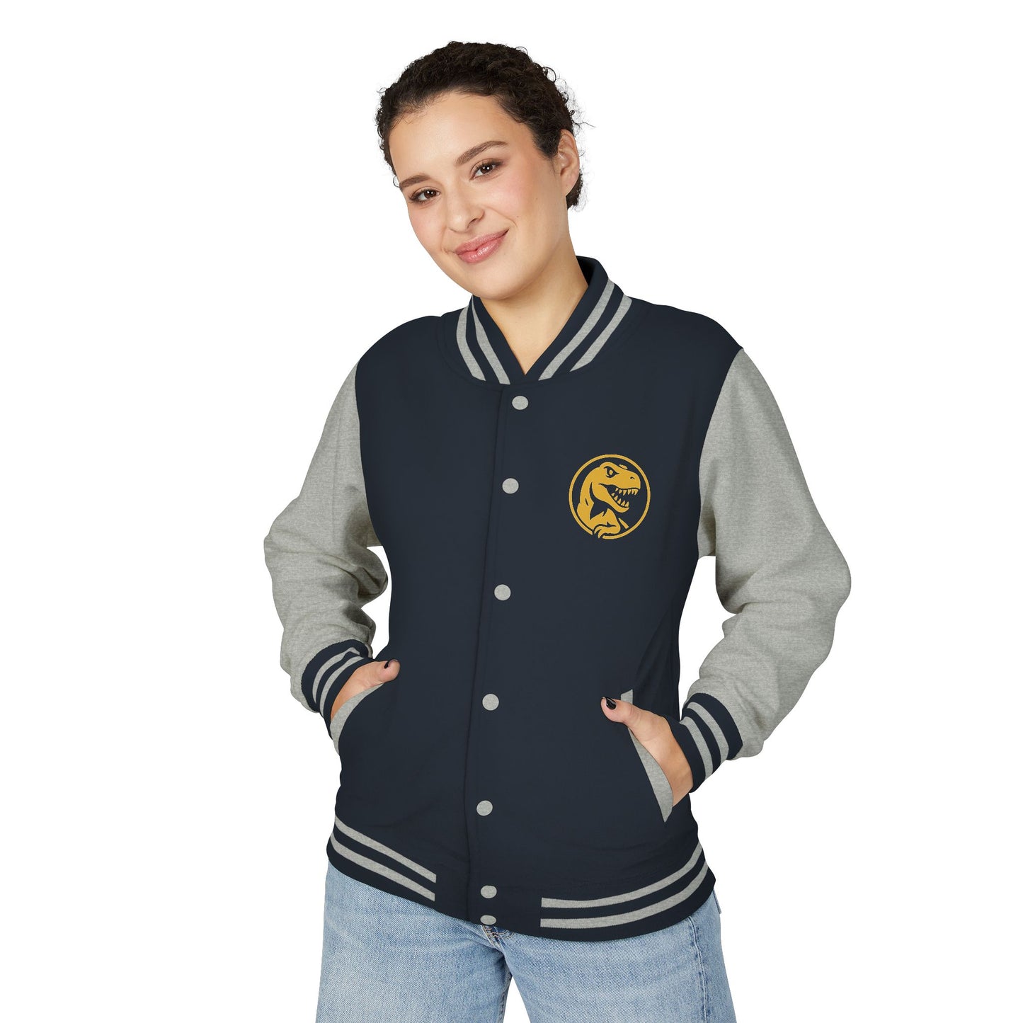 Unisex Heavyweight Letterman Jacket - Vintage Style, Perfect Gift for Recovery and Motivation, Casual Wear, Sports Jacket, College Style
