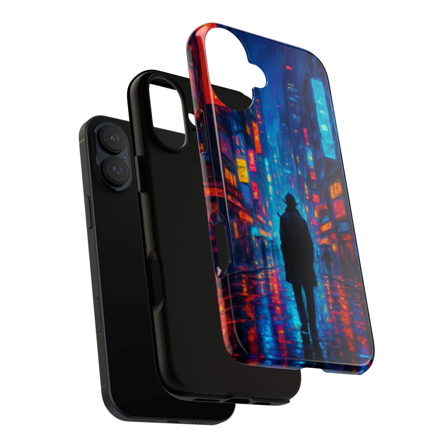 Neon City Nights – Urban Glow Phone Case