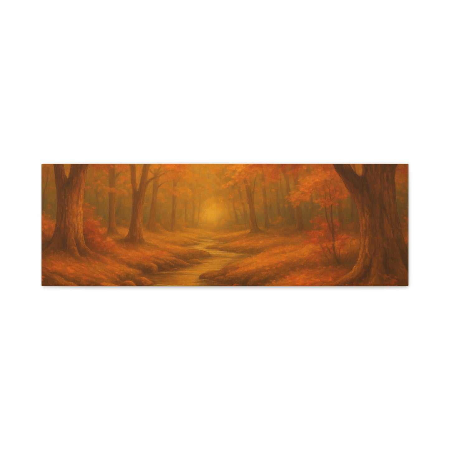 Autumn Landscape Canvas Print, Cozy Home Decor, Fall Wall Art, Nature Inspired Gift, Thanksgiving Decoration