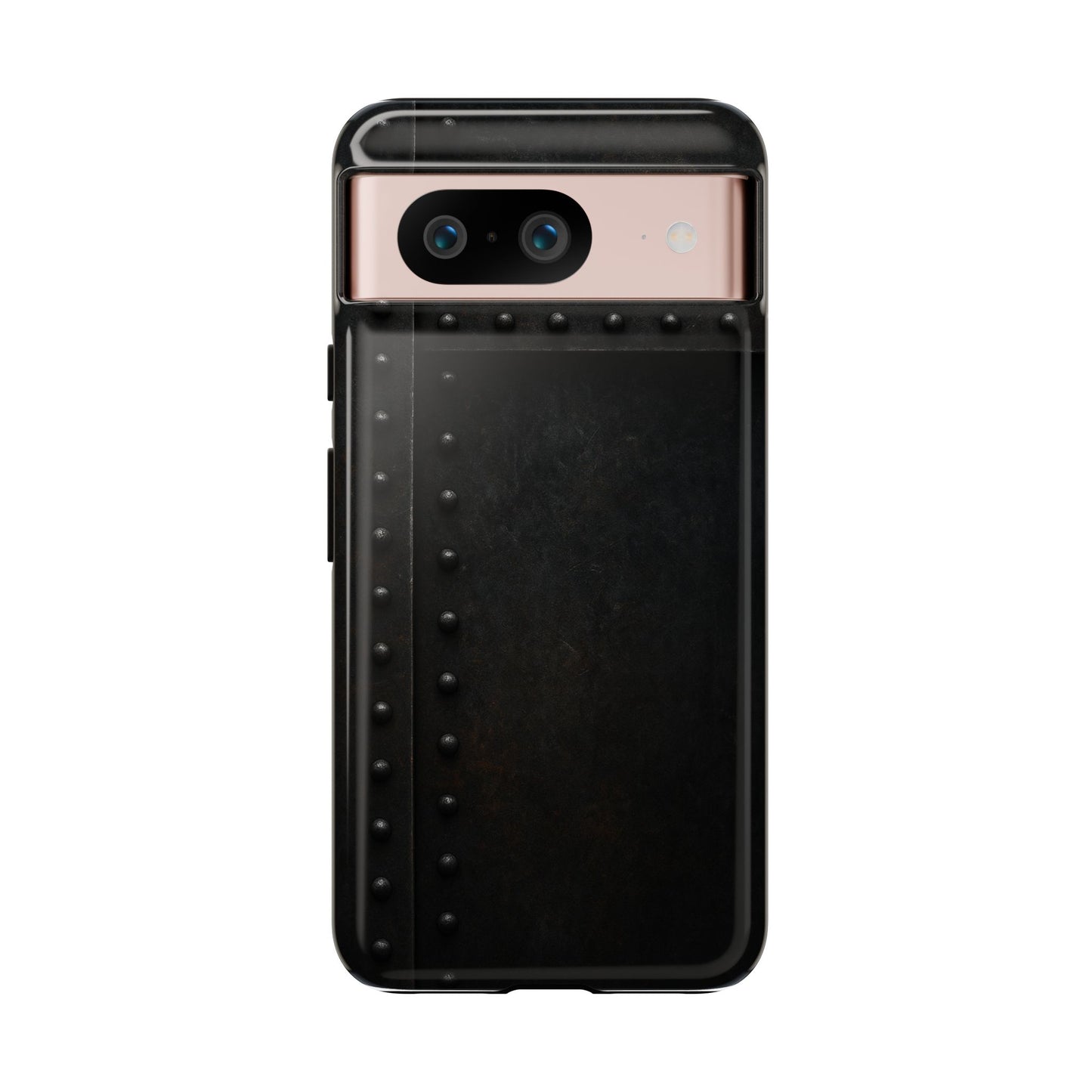 Steel & Smoke – Riveted Shadows Phone Case