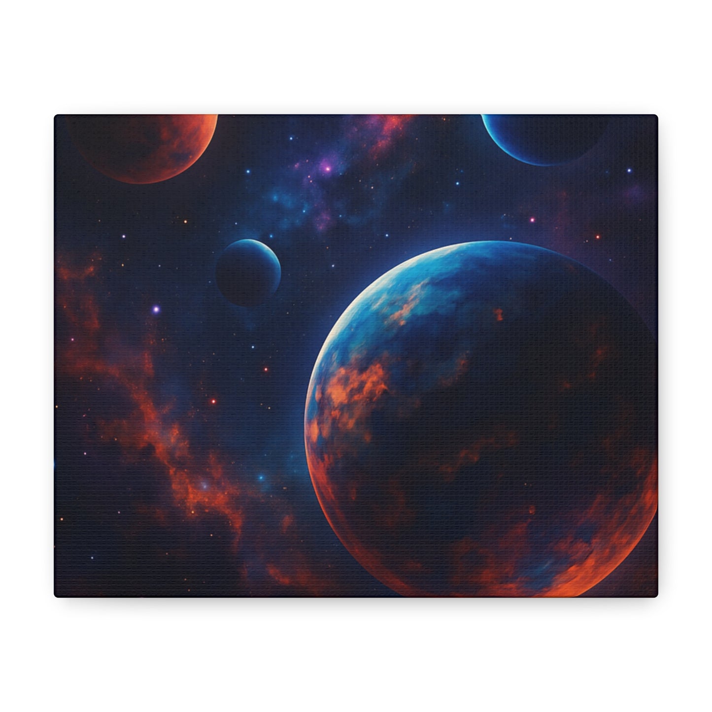 Cosmic Wall Art, Galaxy Canvas, Space Decor, Home Decoration, Astronomical Print, Nebula Artwork, Starry Wall Hanging