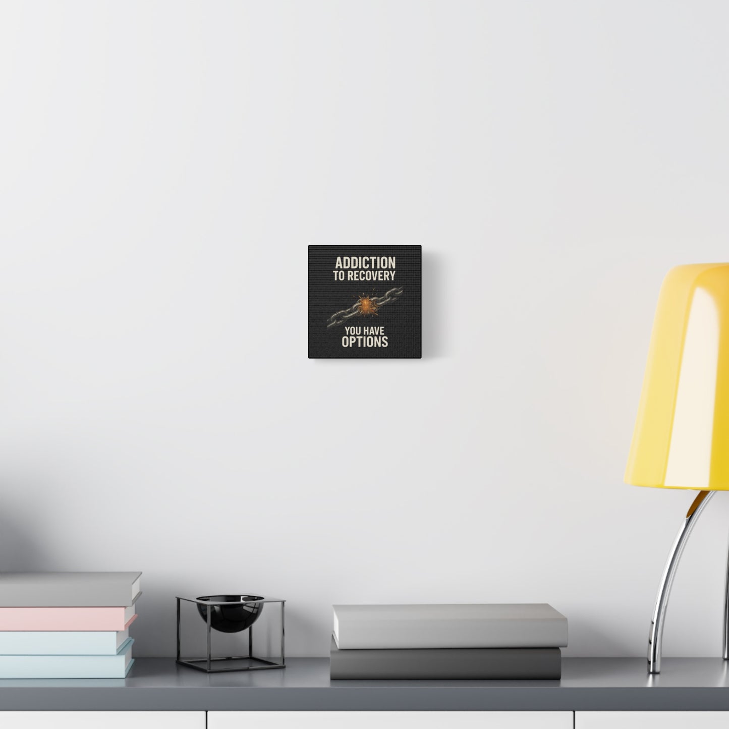 Inspirational Wall Art - Addiction Recovery Canvas, Motivational Decor, Recovery Gift, Home Office Wall Art, Supportive Quote Print