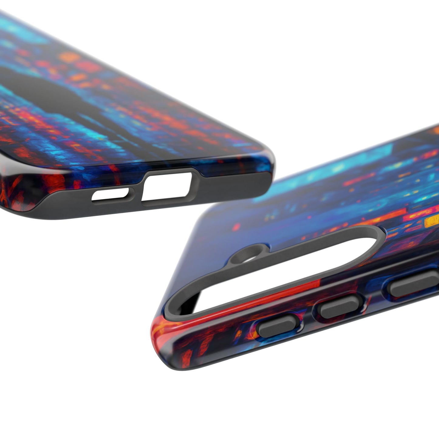 Neon City Nights – Urban Glow Phone Case