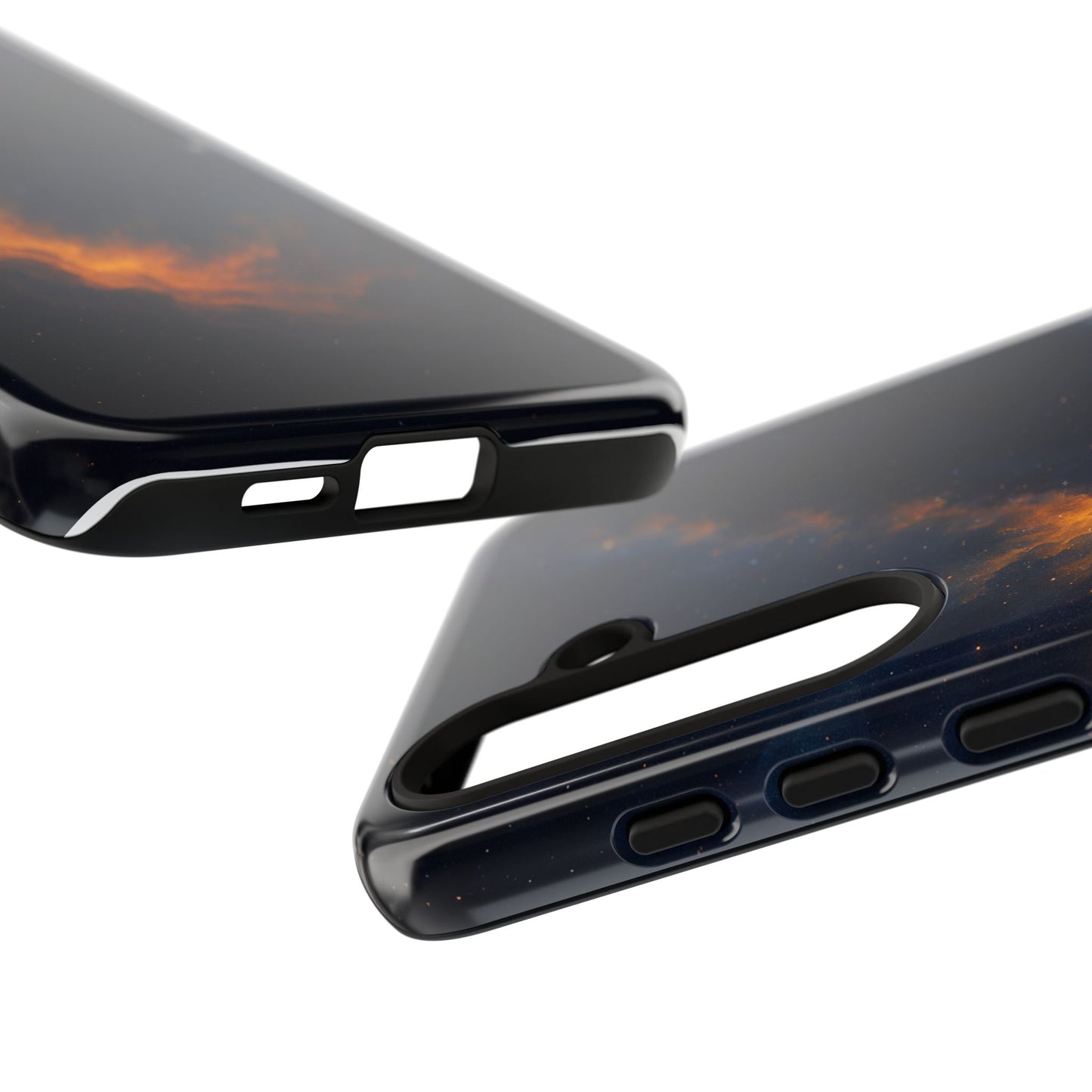 Stellar Flame – Cosmic Nebula Art Phone Case