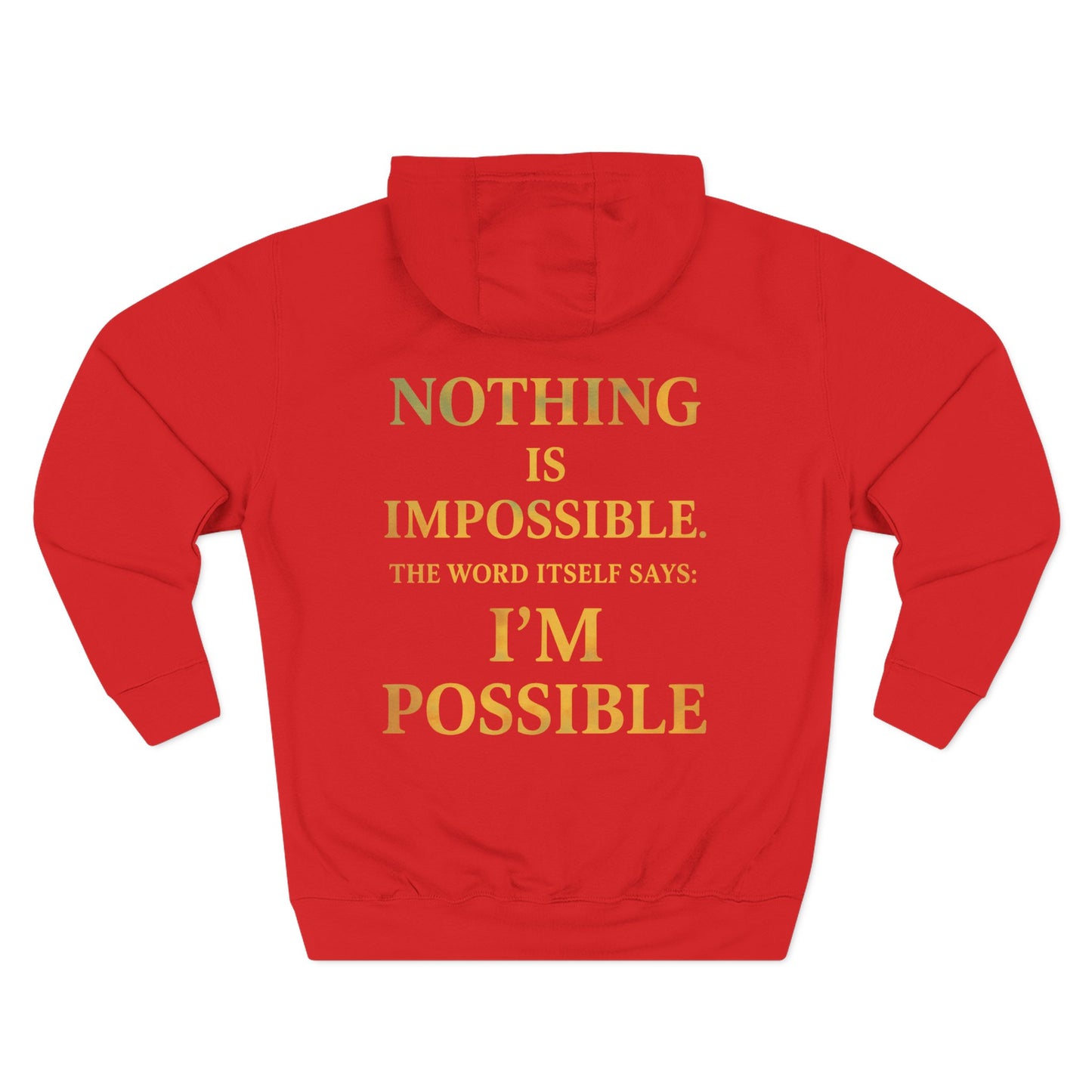 Inspirational Fleece Hoodie, Motivational Gift for Wellness, Stay Sober Apparel, Positive Affirmation Hoodie, Recovery Support Clothing