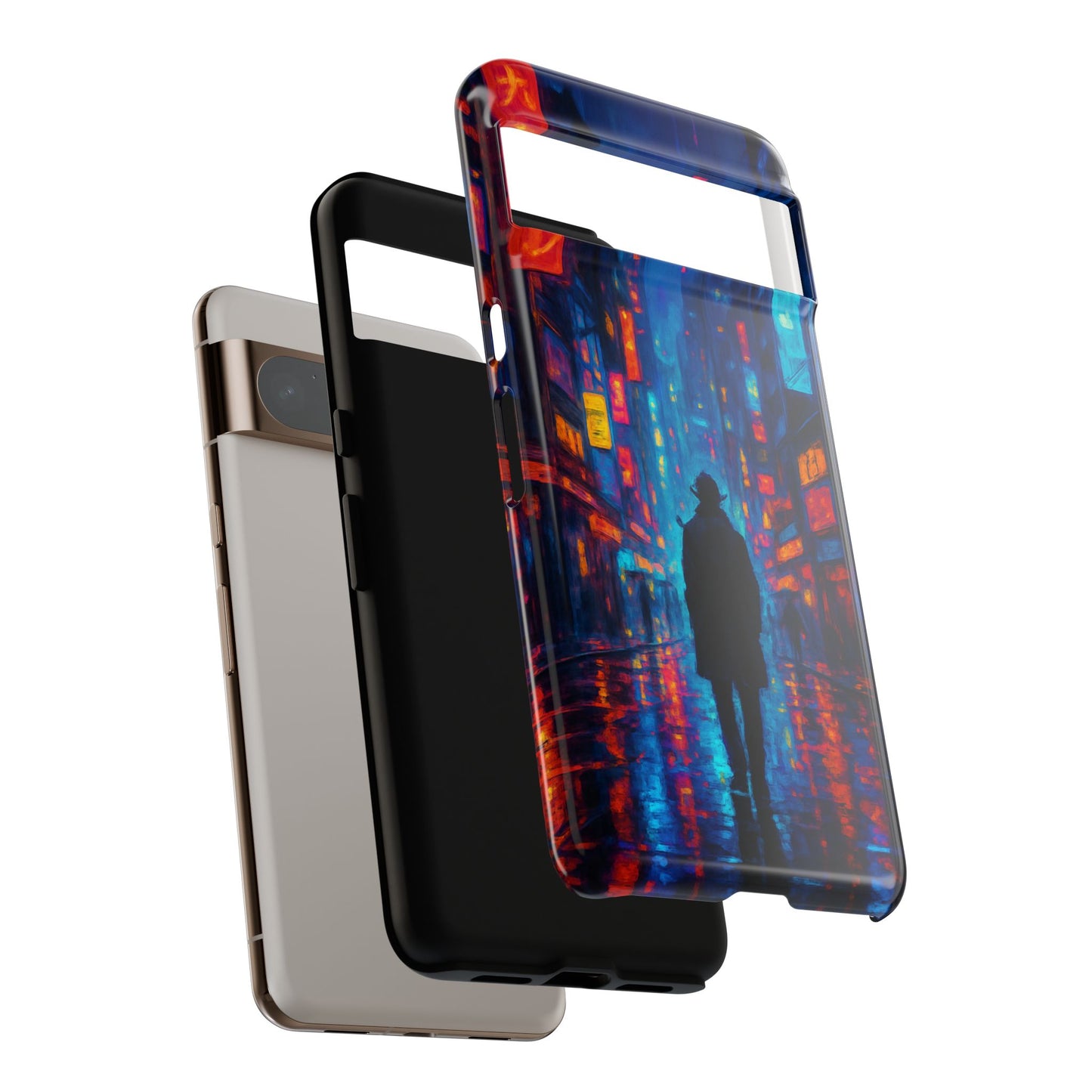 Neon City Nights – Urban Glow Phone Case