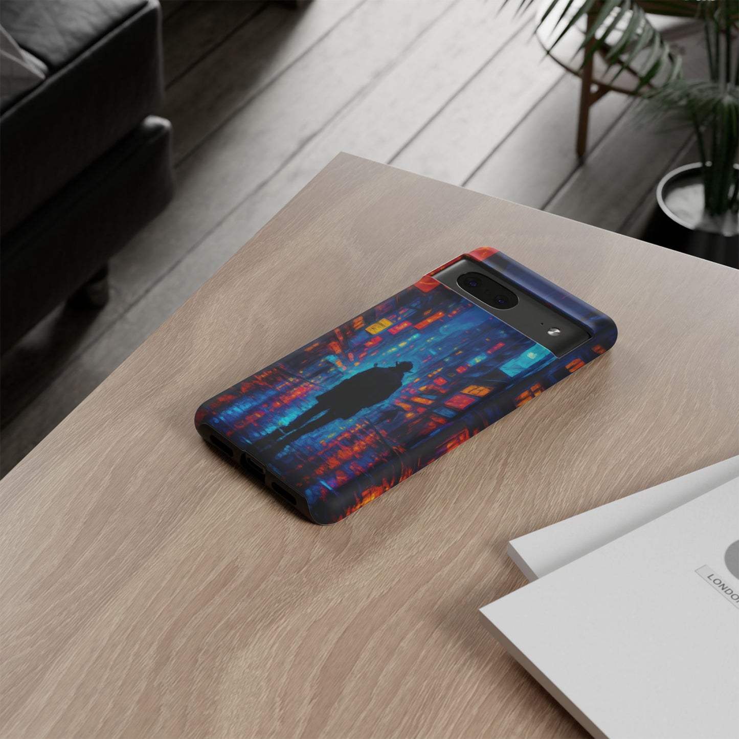 Neon City Nights – Urban Glow Phone Case