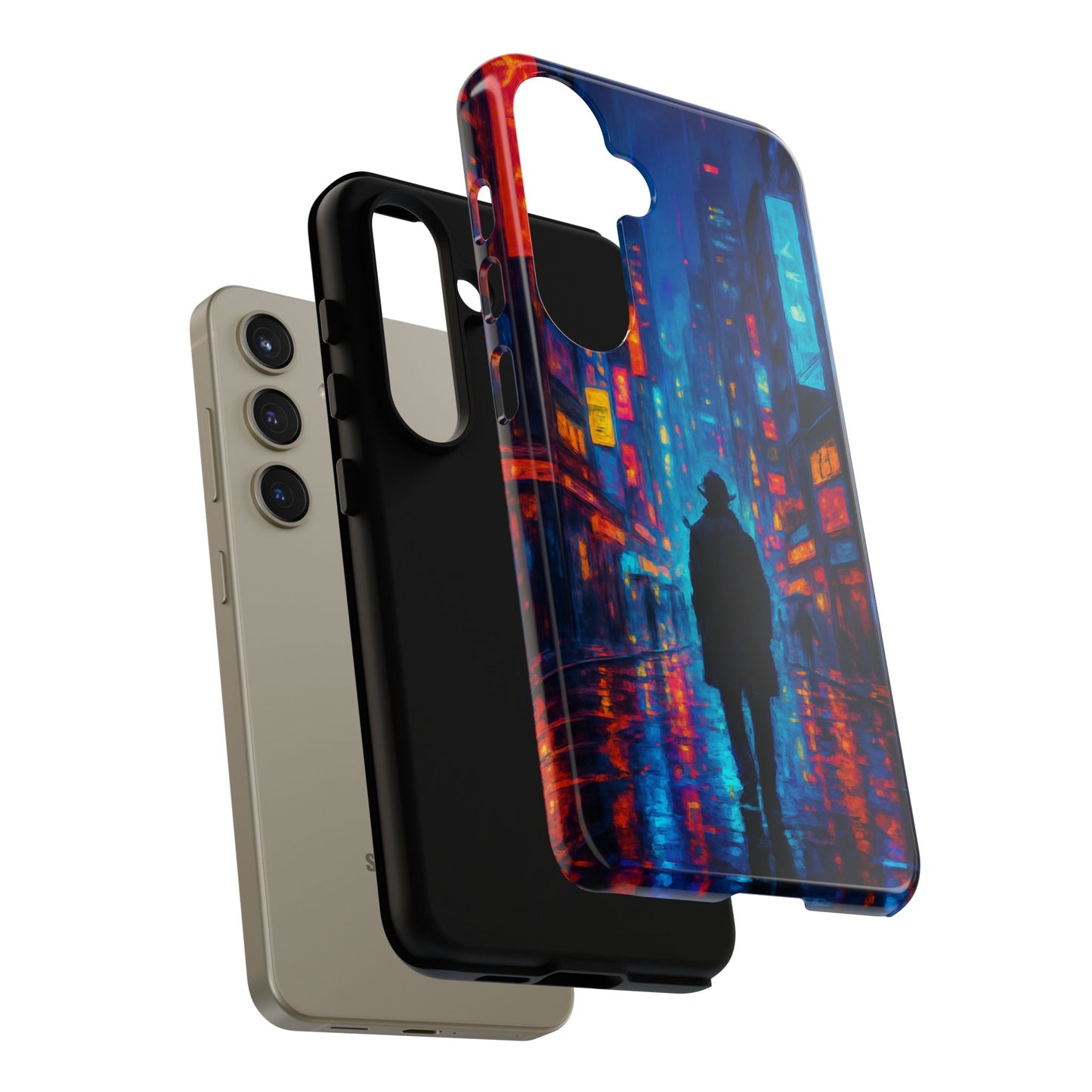 Neon City Nights – Urban Glow Phone Case