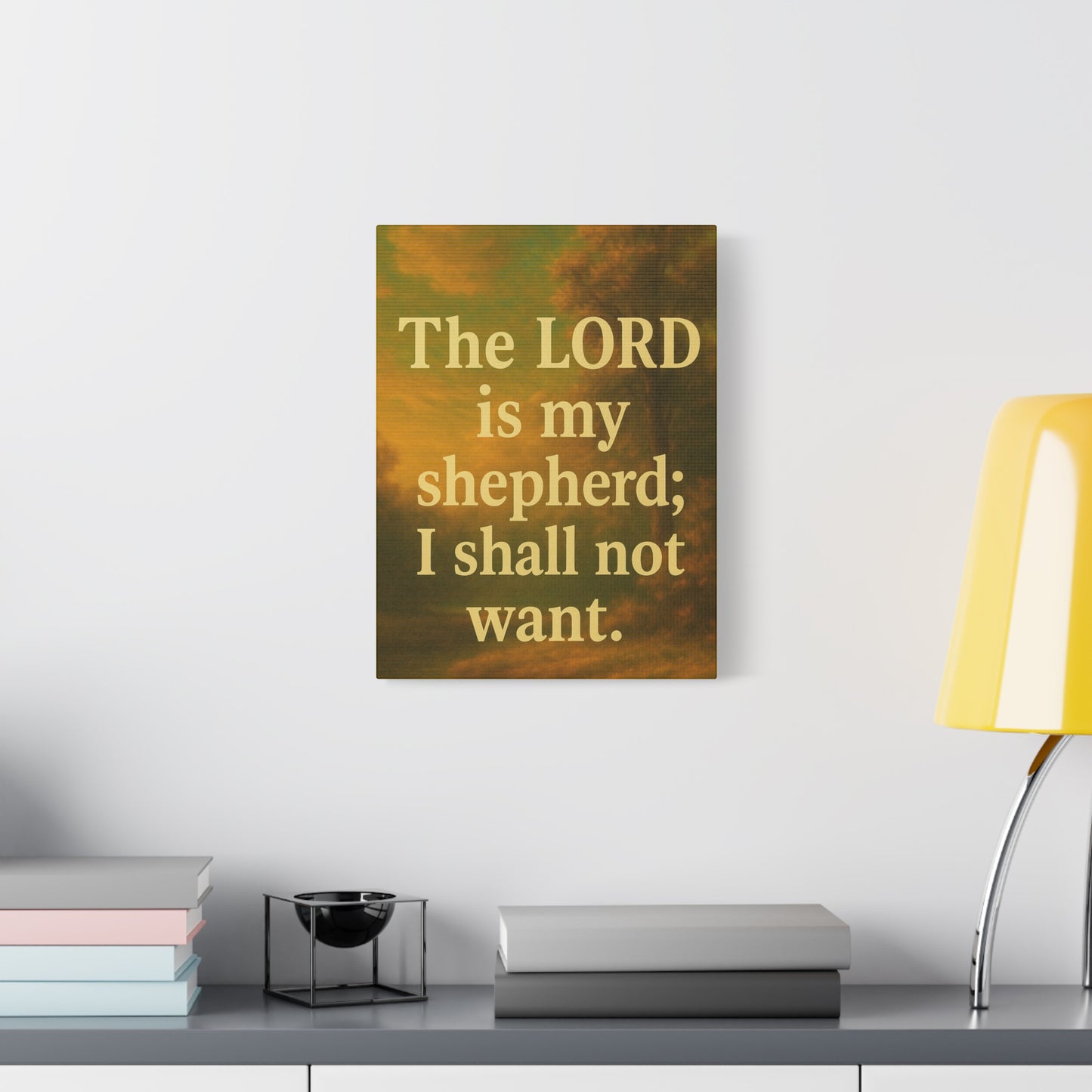Inspirational Canvas Wall Art, Faith Decor, Home Blessing, Religious Gift, Rustic Artwork