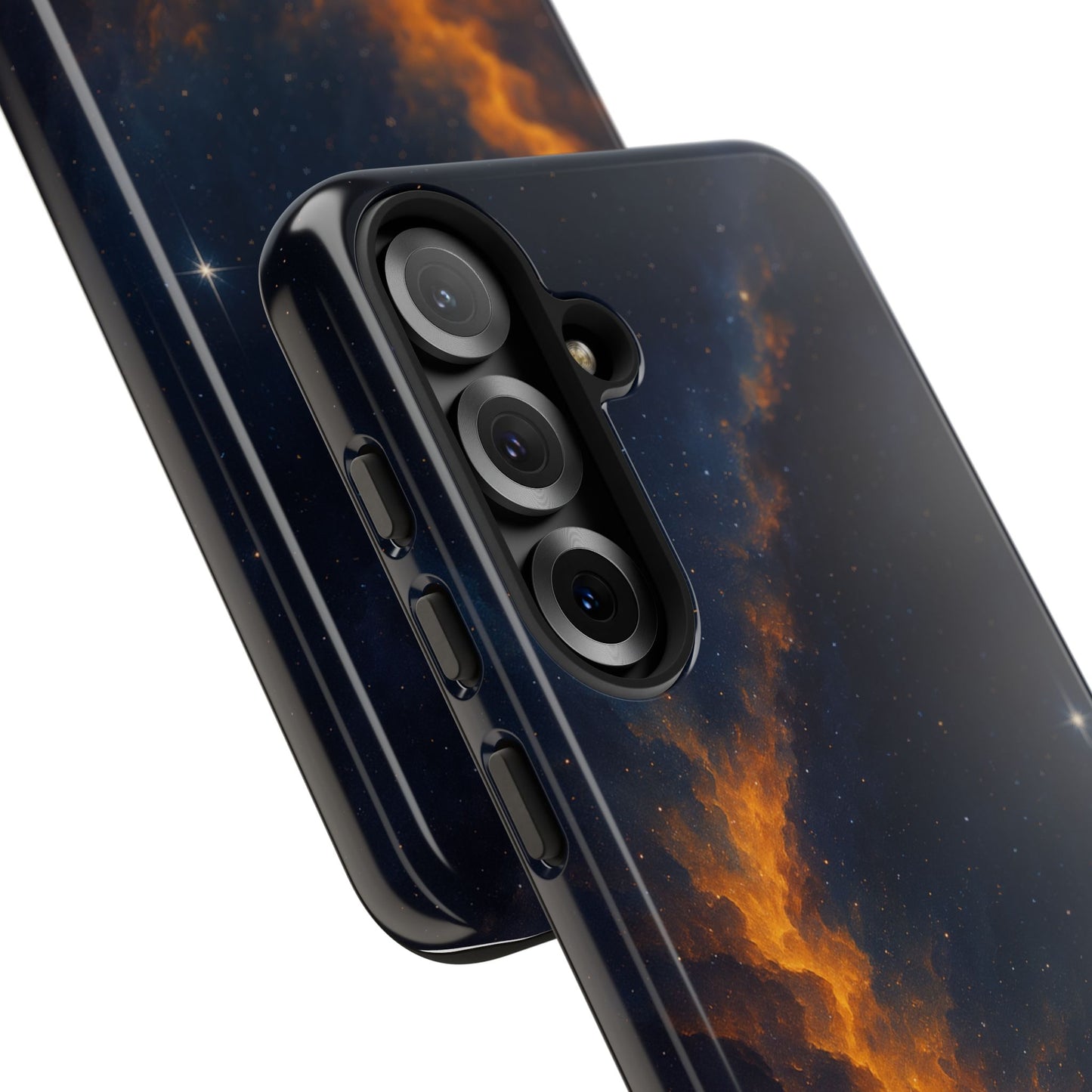 Stellar Flame – Cosmic Nebula Art Phone Case