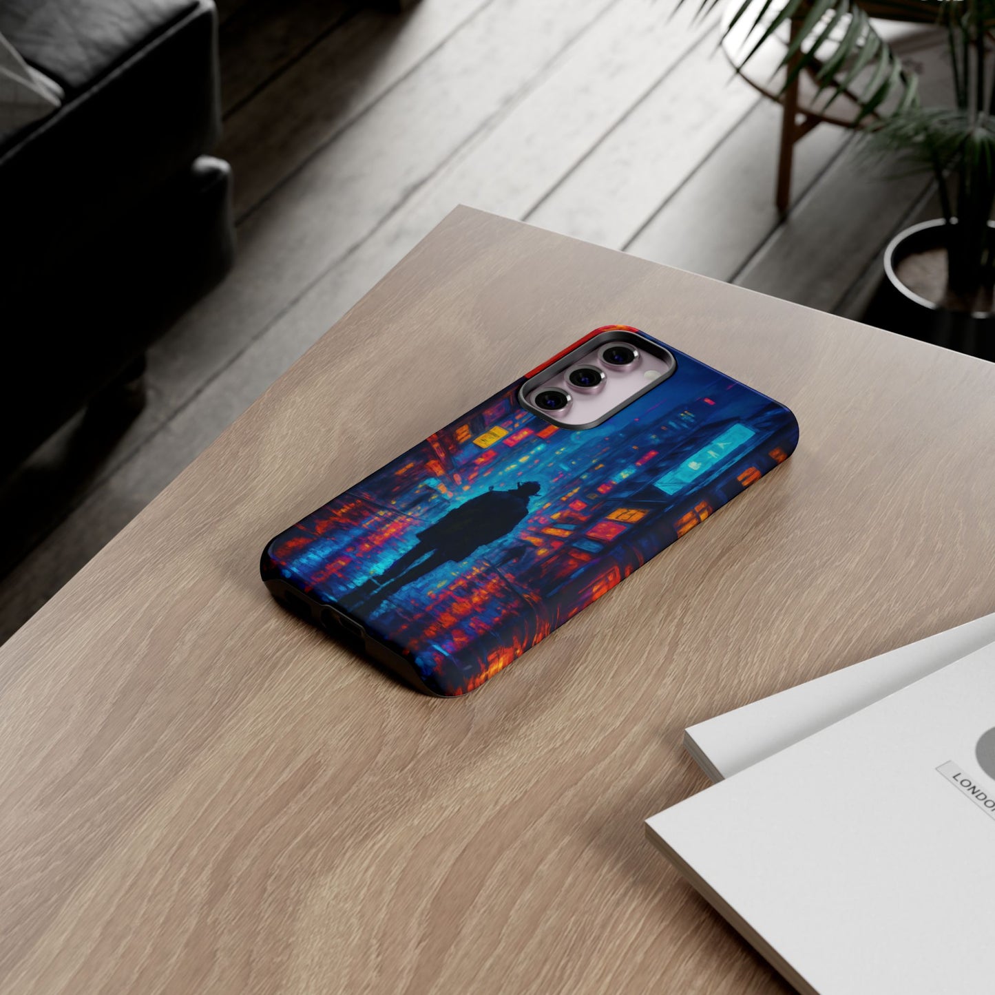Neon City Nights – Urban Glow Phone Case