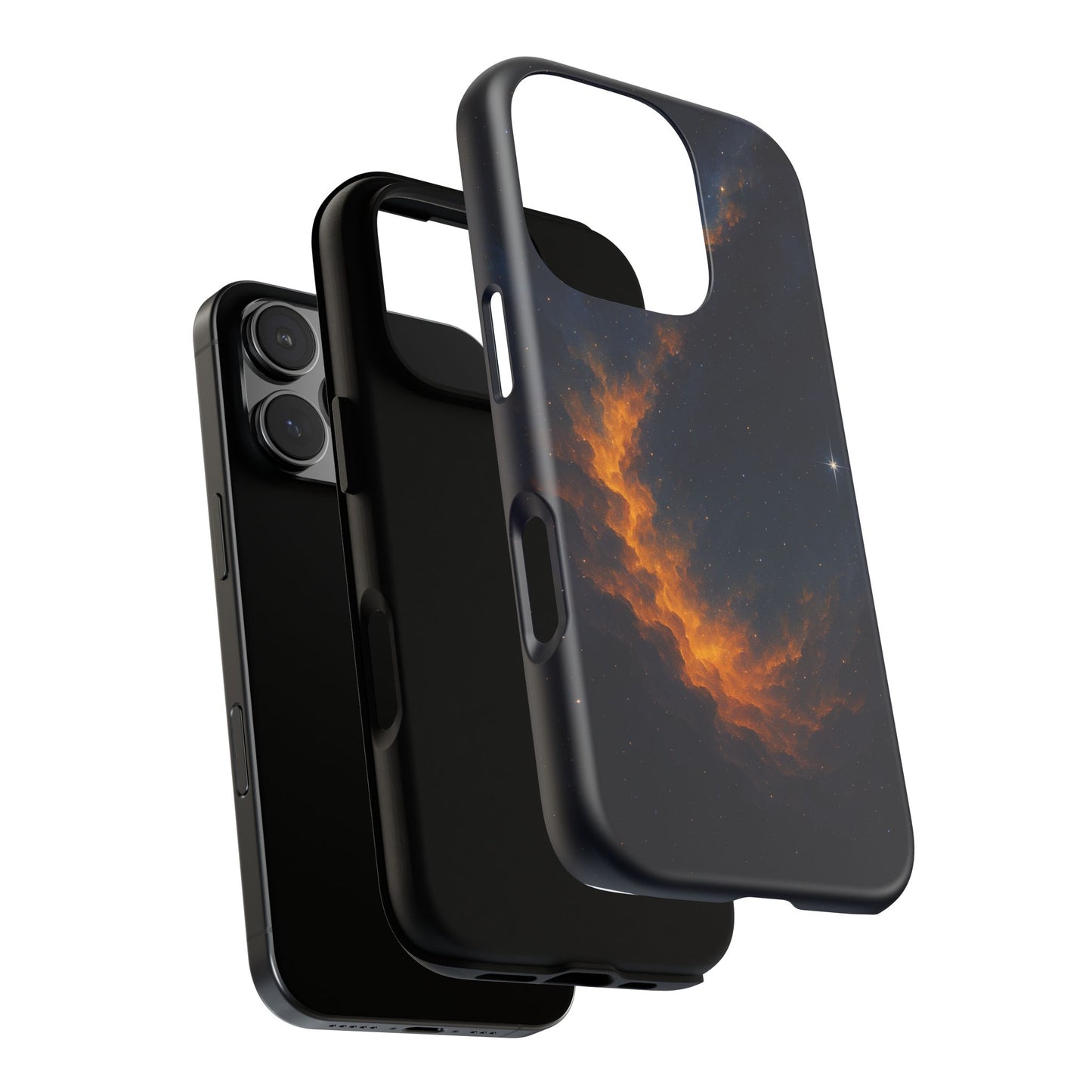 Stellar Flame – Cosmic Nebula Art Phone Case