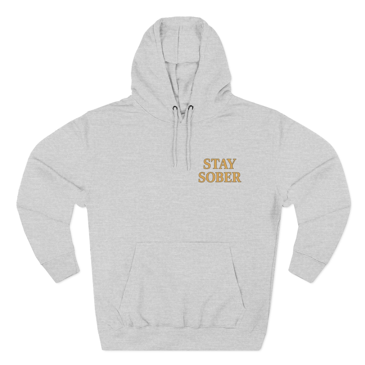 Samurai hoodie- Stay Sober, Defend Peace | Cozy Sweatshirt for Wellness, Gratitude Gifts, Motivation, Mindfulness